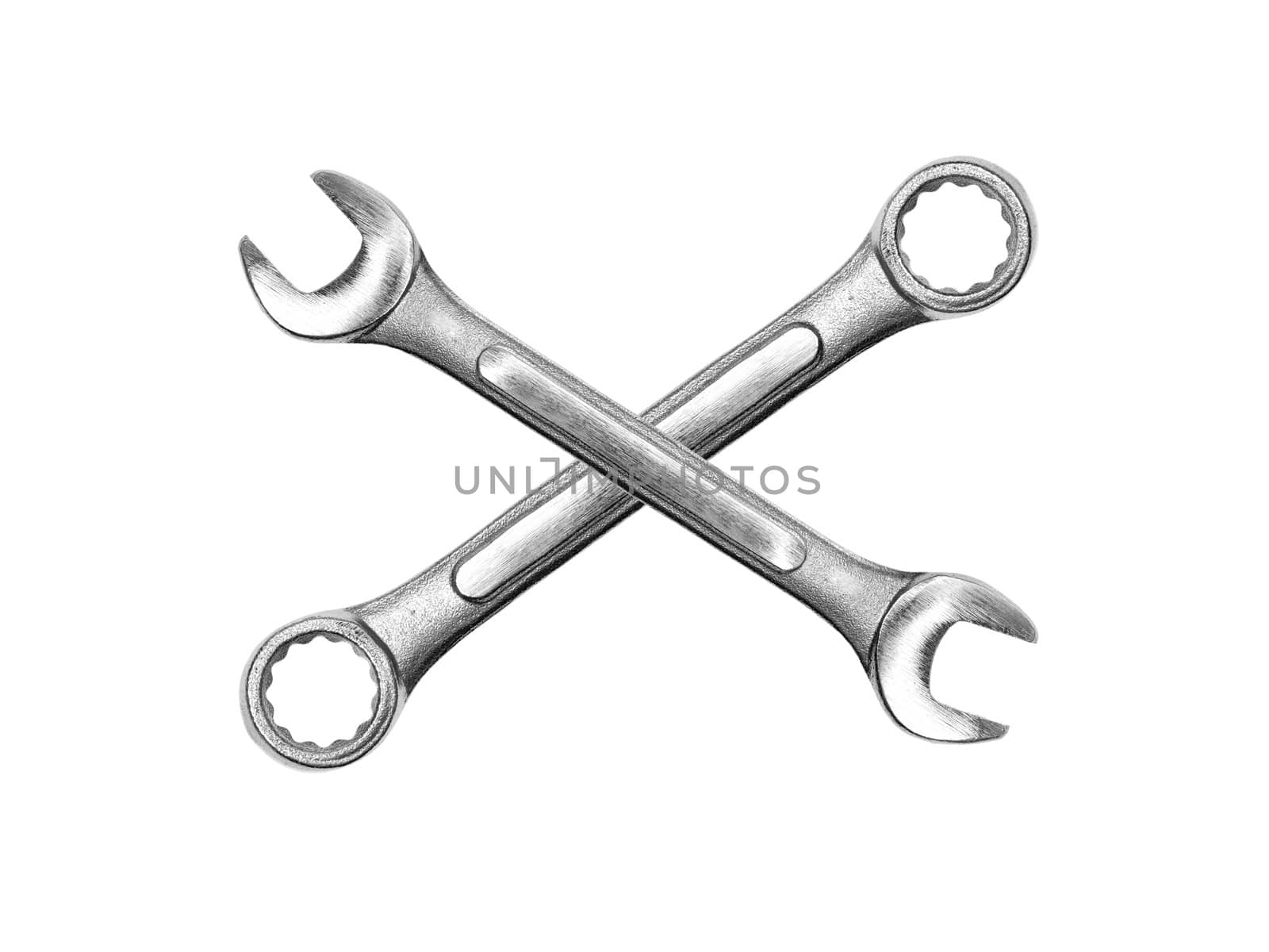 Tools isolated against a white background