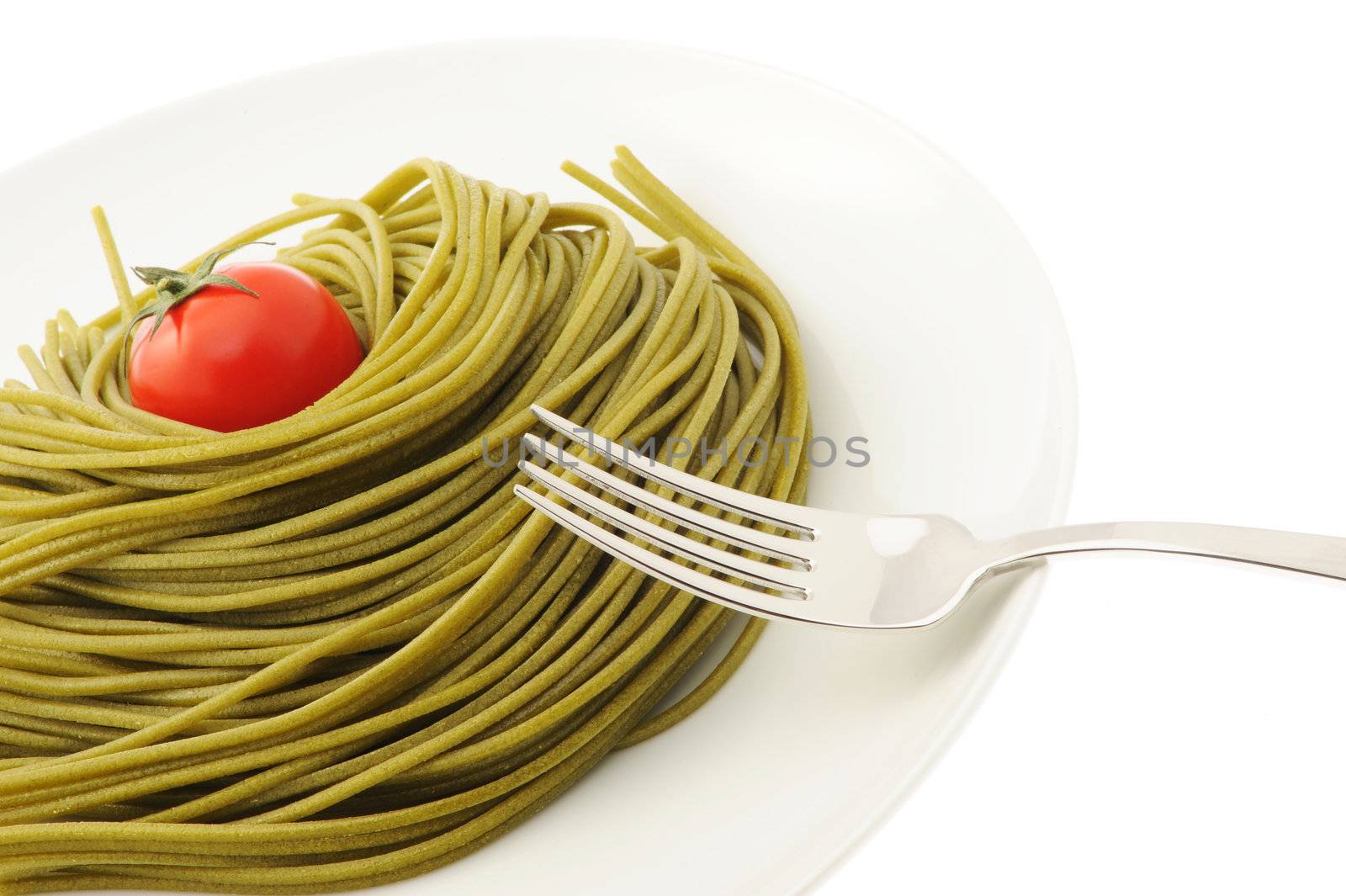 Italian pasta dish, food photo by stokkete