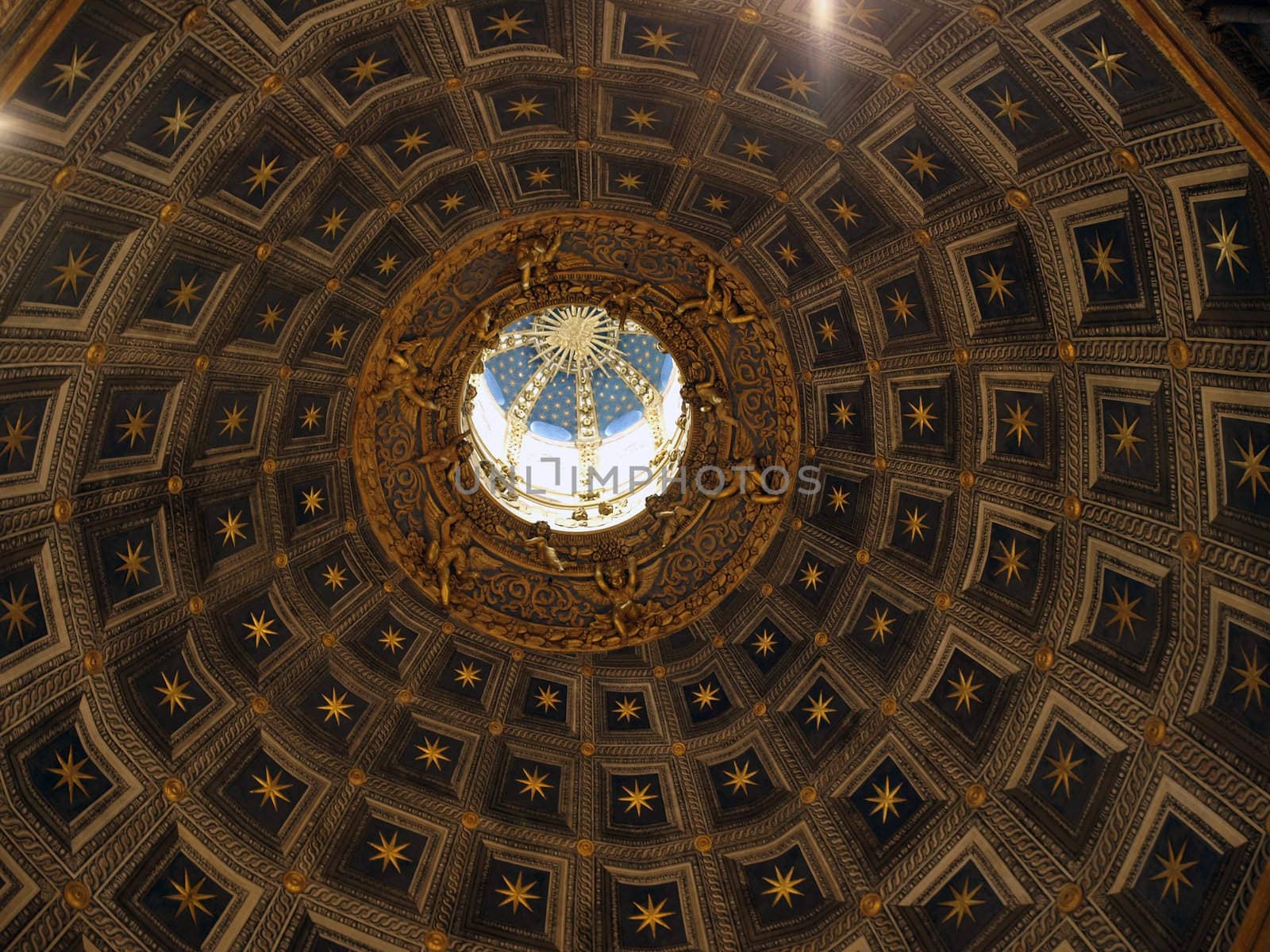 Siena - Duomo. The hexagonal dome