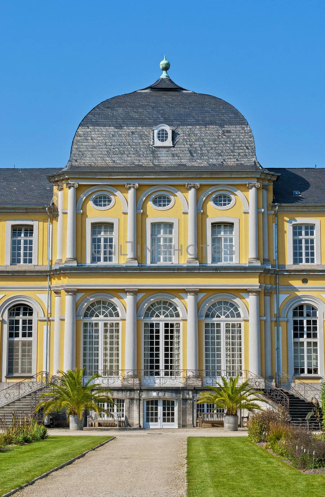 Castle Poppelsdorf, completed in 1753 by Clemens August, in the center of Bonn, Germany