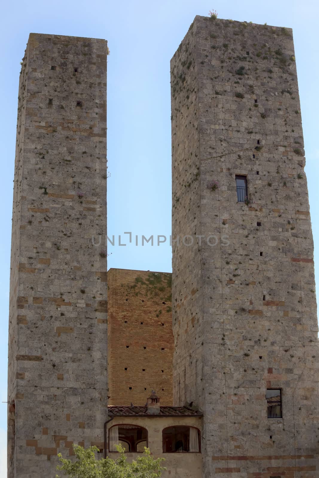 Medieval Stone Towers San Gimignano Tuscany Italy by bill_perry