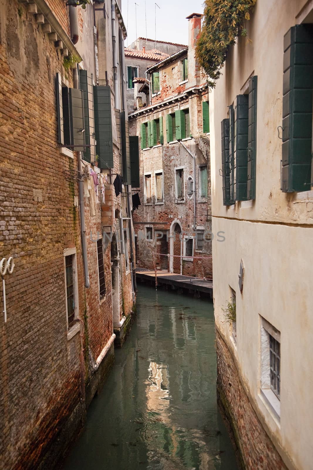 Small Side Canal Venice Italy by bill_perry