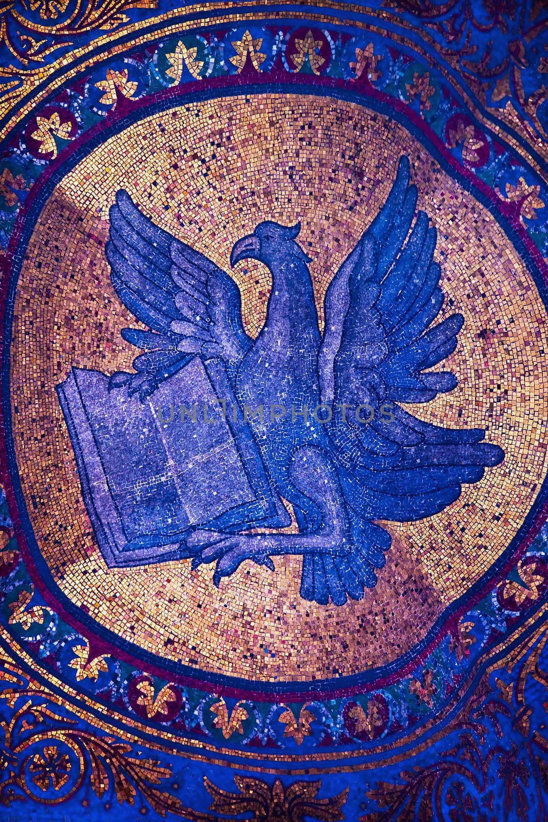 Eagle Mosaic Saint Mark's Basilica Venice Italy by bill_perry