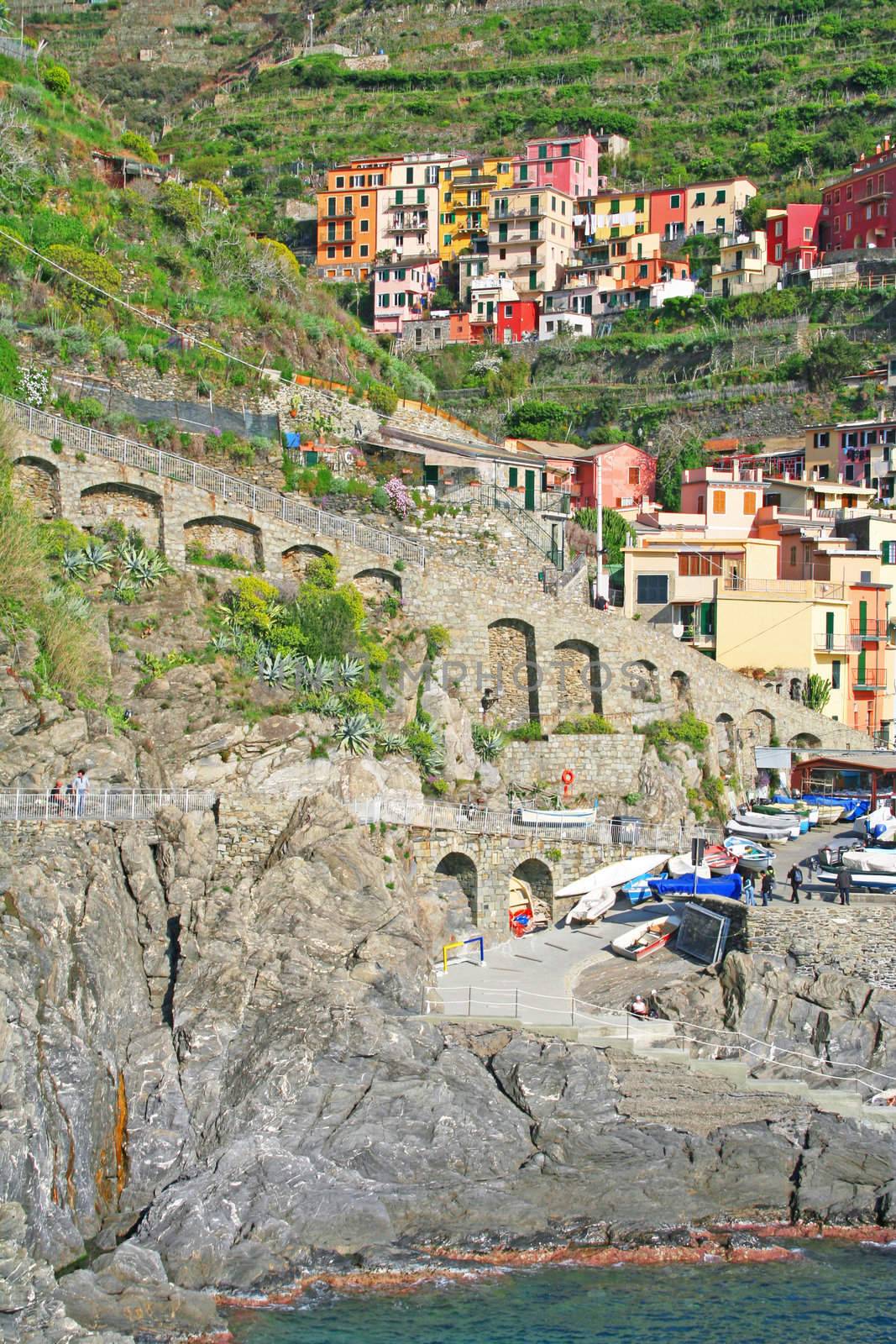 Italy. Cinque Terre. Manarola village 