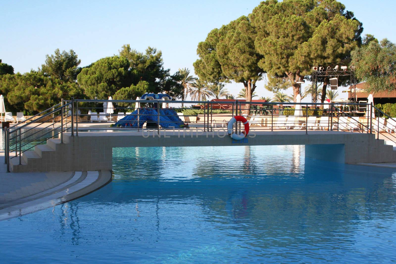   Turkey. Antalya. Pool in the hotel 