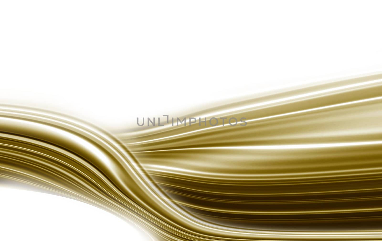 white background with a golden wave