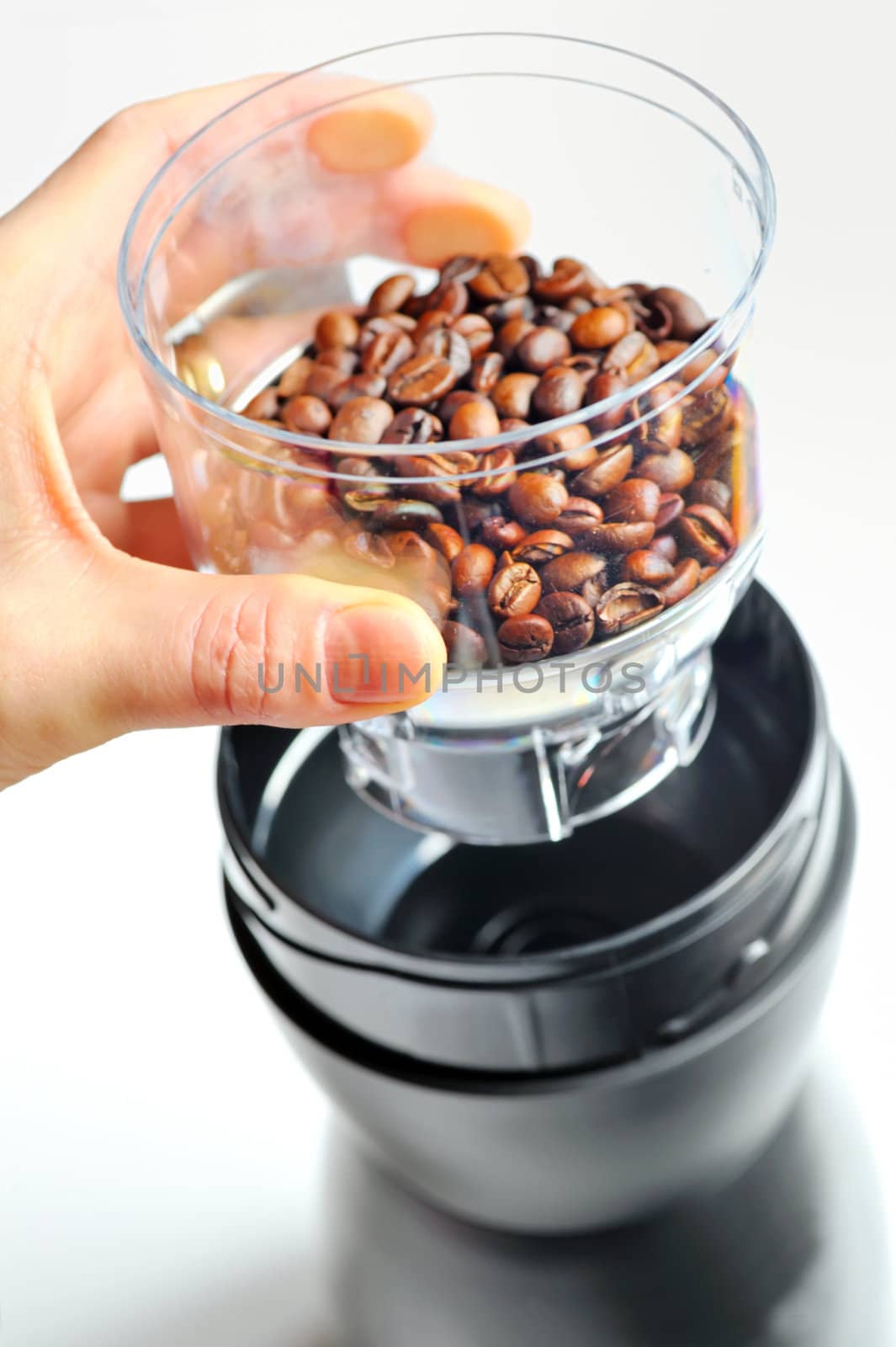 electric coffee grinder by jordachelr