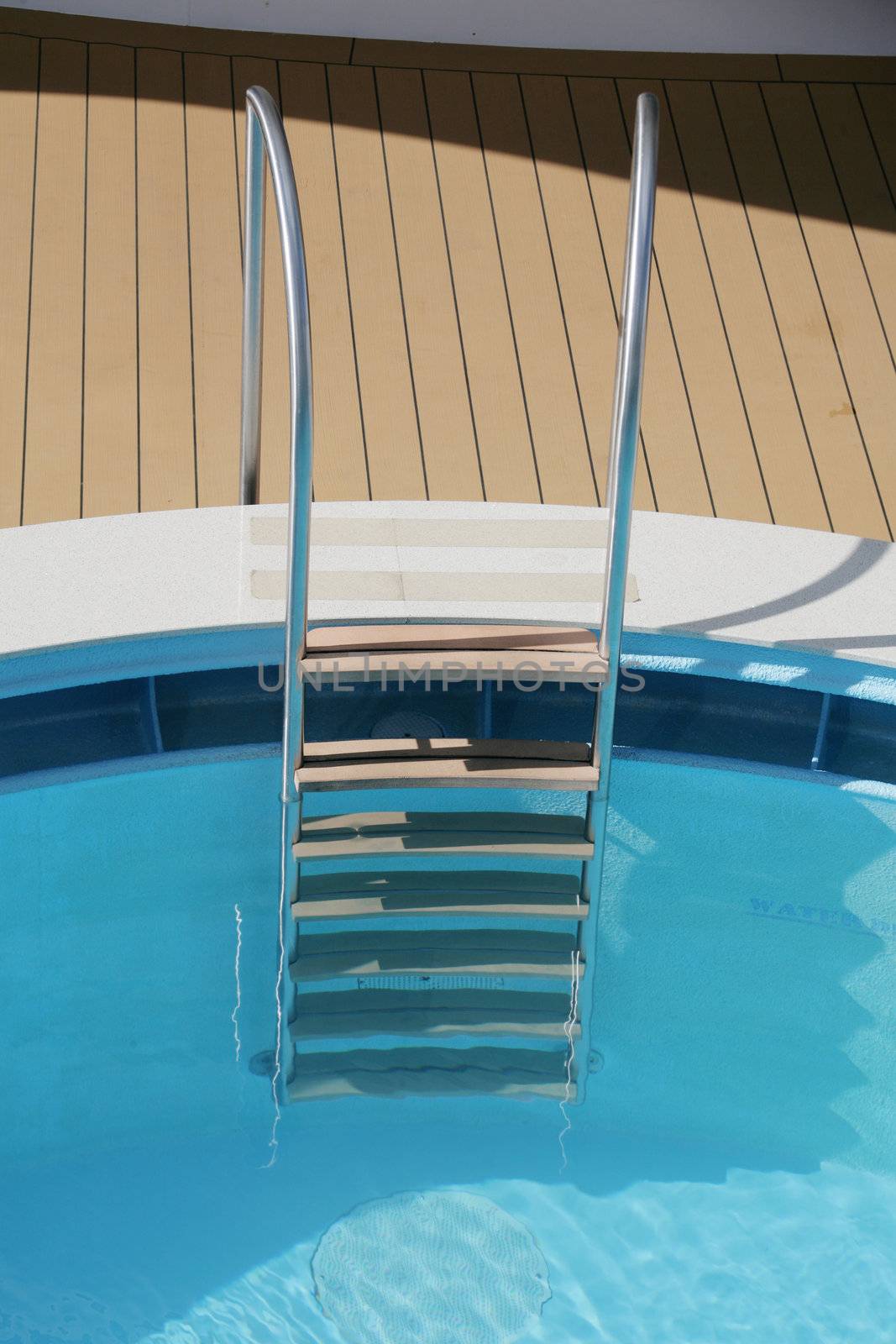 Pool ladder and swimming pool
