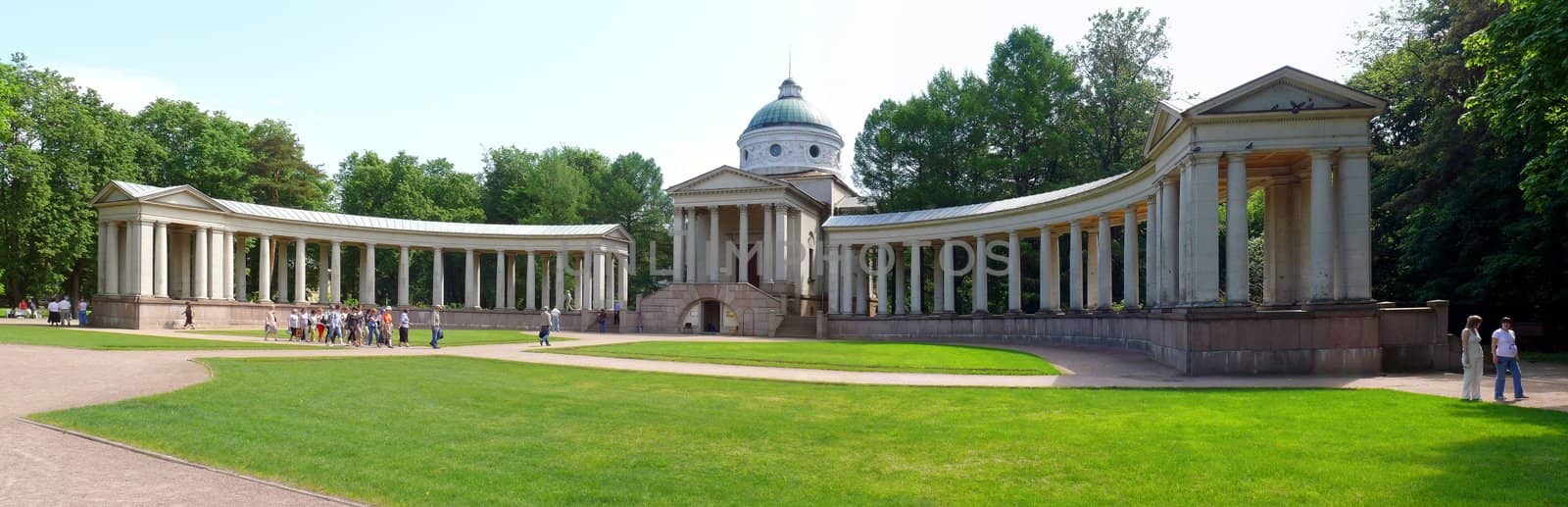 burial vault of prince Yussupov in Arkhangelskoye Estate. Moscow by Stoyanov