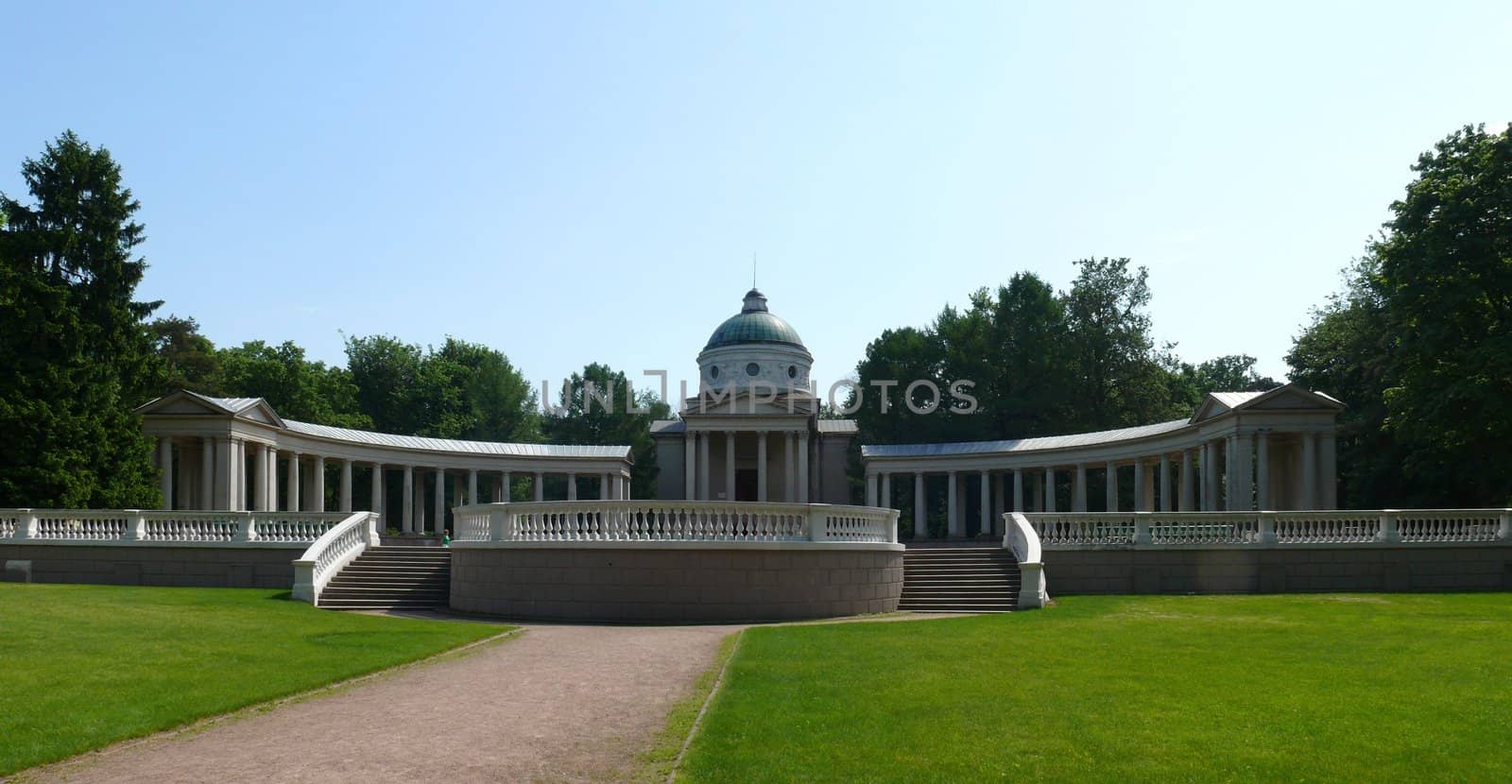 burial vault of prince Yussupov in Arkhangelskoye Estate. Moscow by Stoyanov