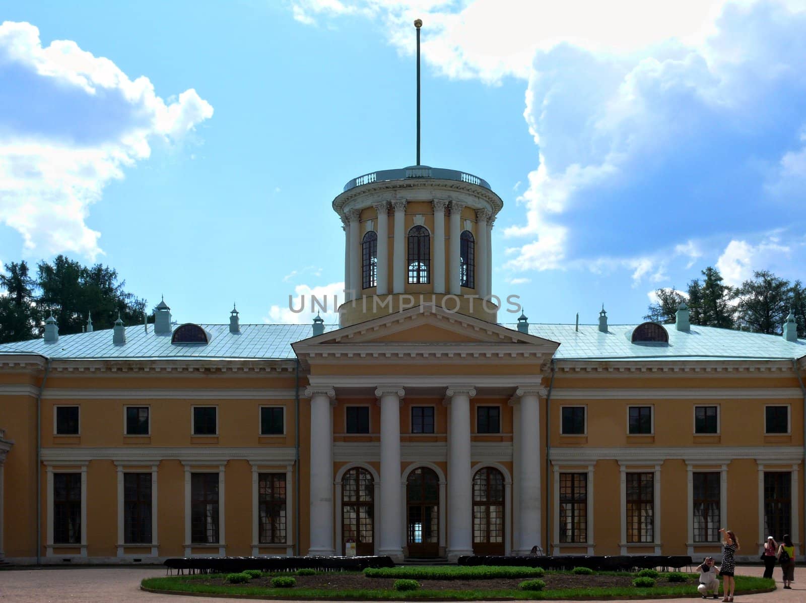 Main palace in Arkhangelskoye Estate. Moscow by Stoyanov
