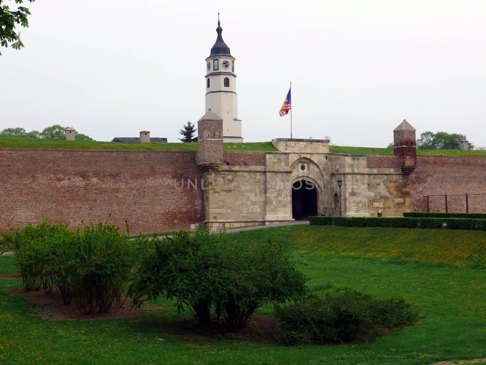 Fortress Kalemegdan in Belgrade, Serbia
