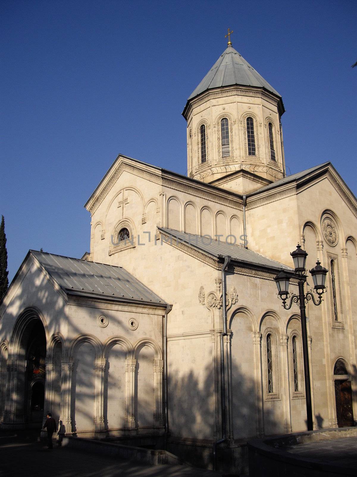 the orthodox cathedral in Tbilisi