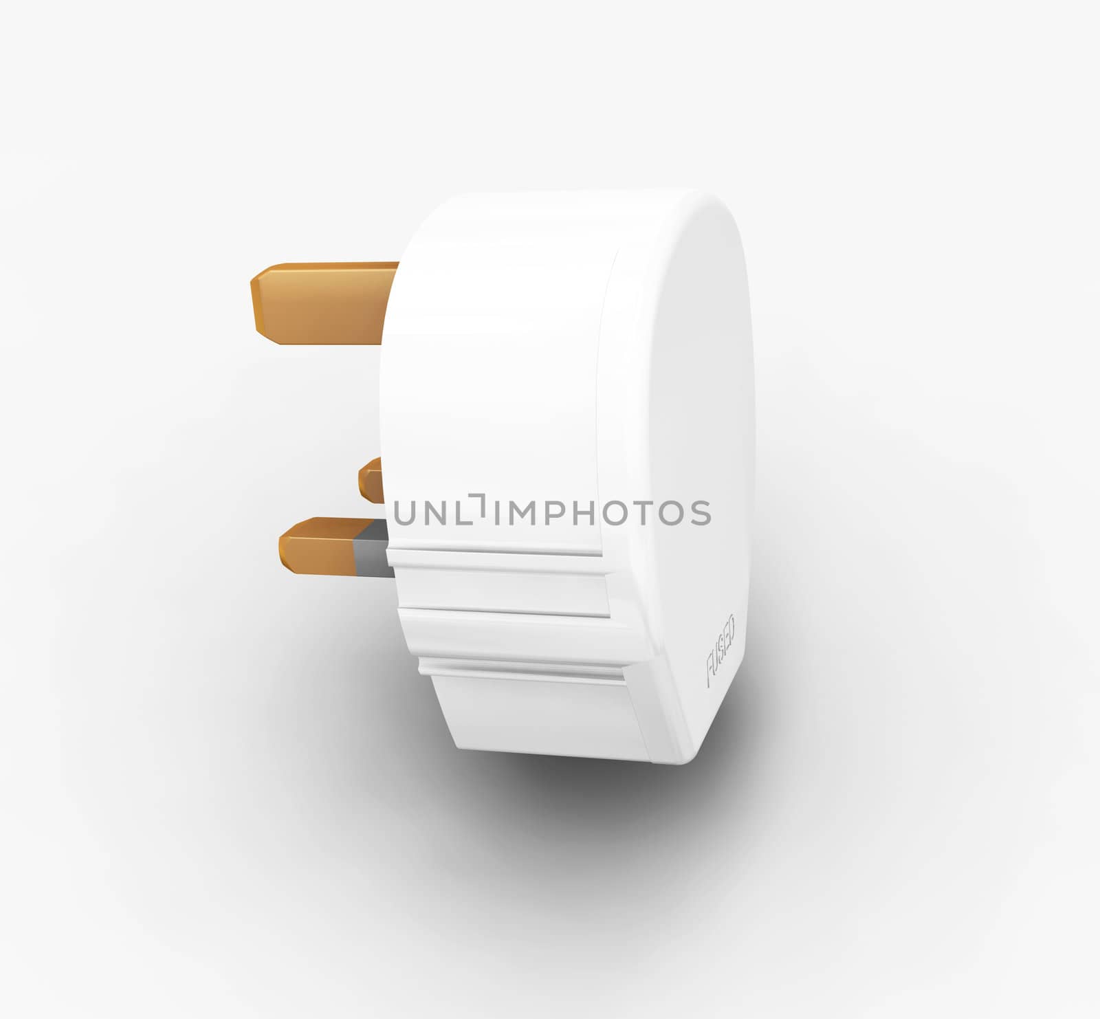 3D render of a plug