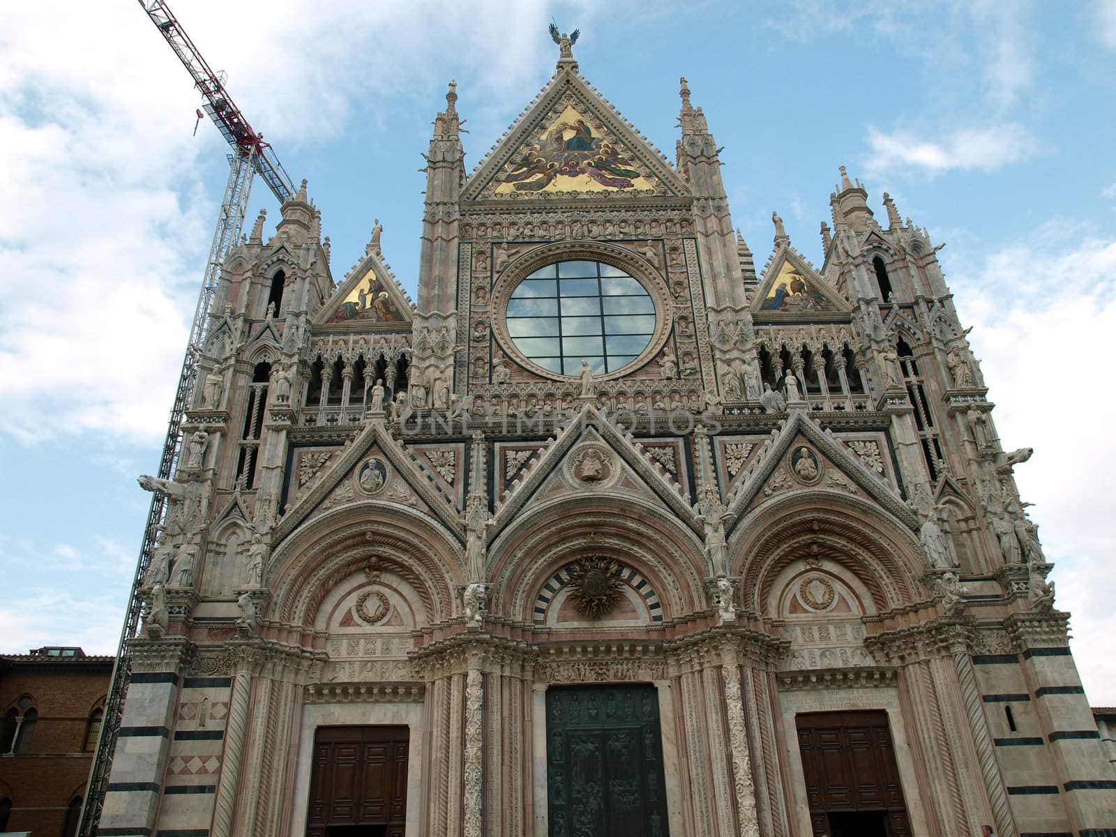 Siena - Duomo .The western facade
