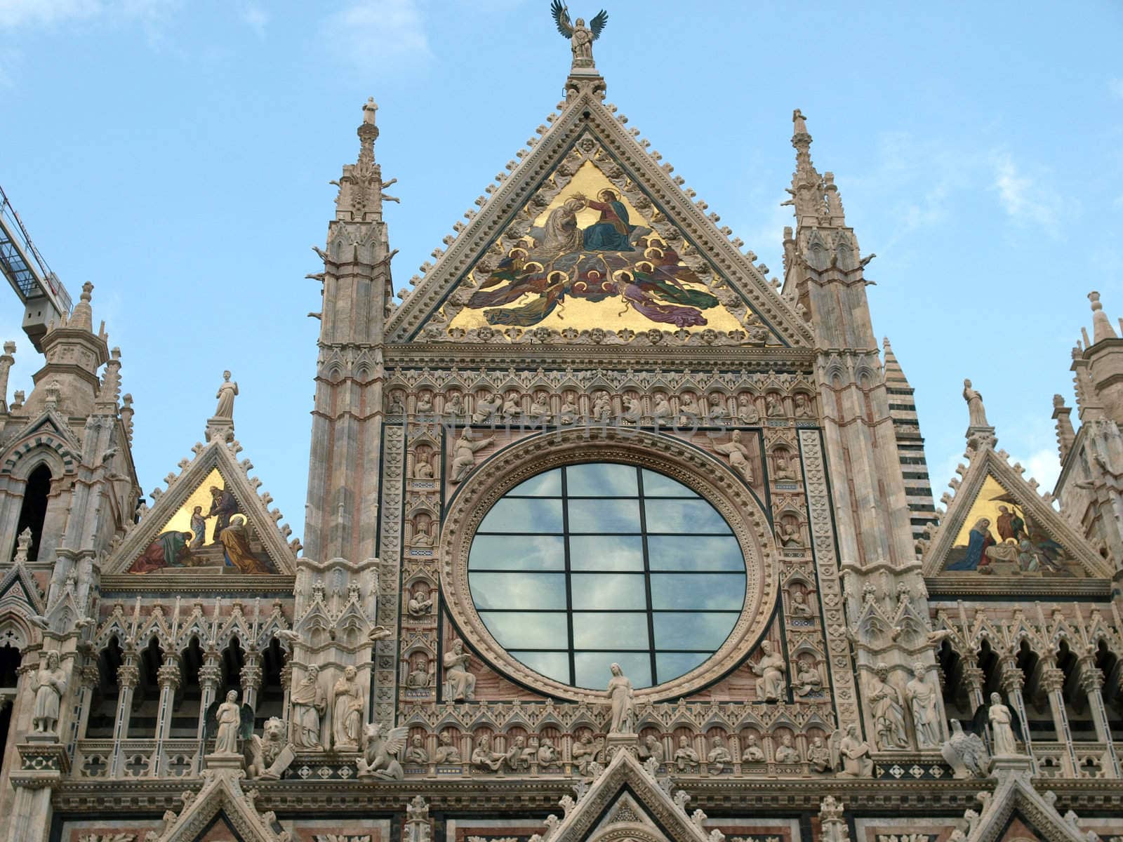 Siena - Duomo .The western facade