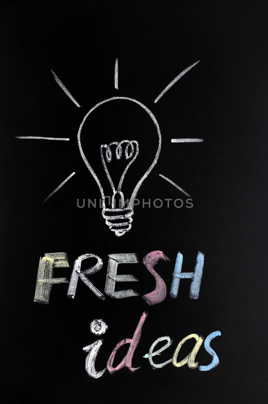 Light bulb,fresh ideas by bbbar