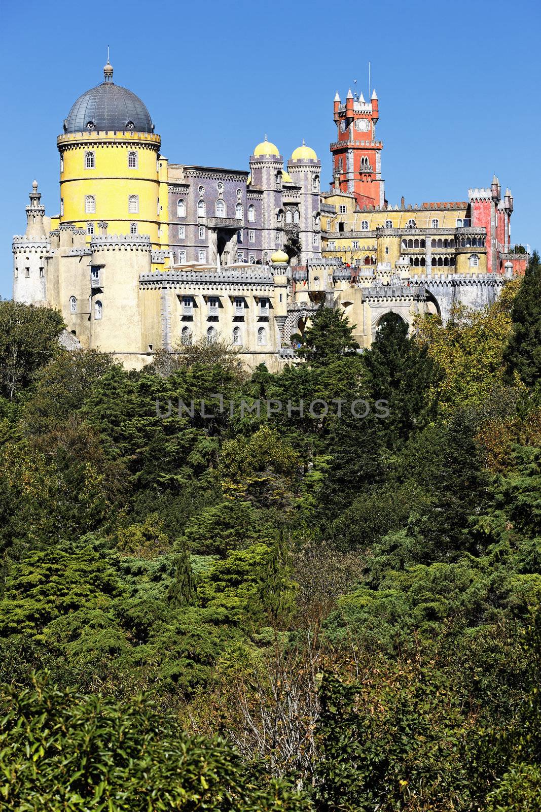 The Pena National Palace in Sintra, Portugal