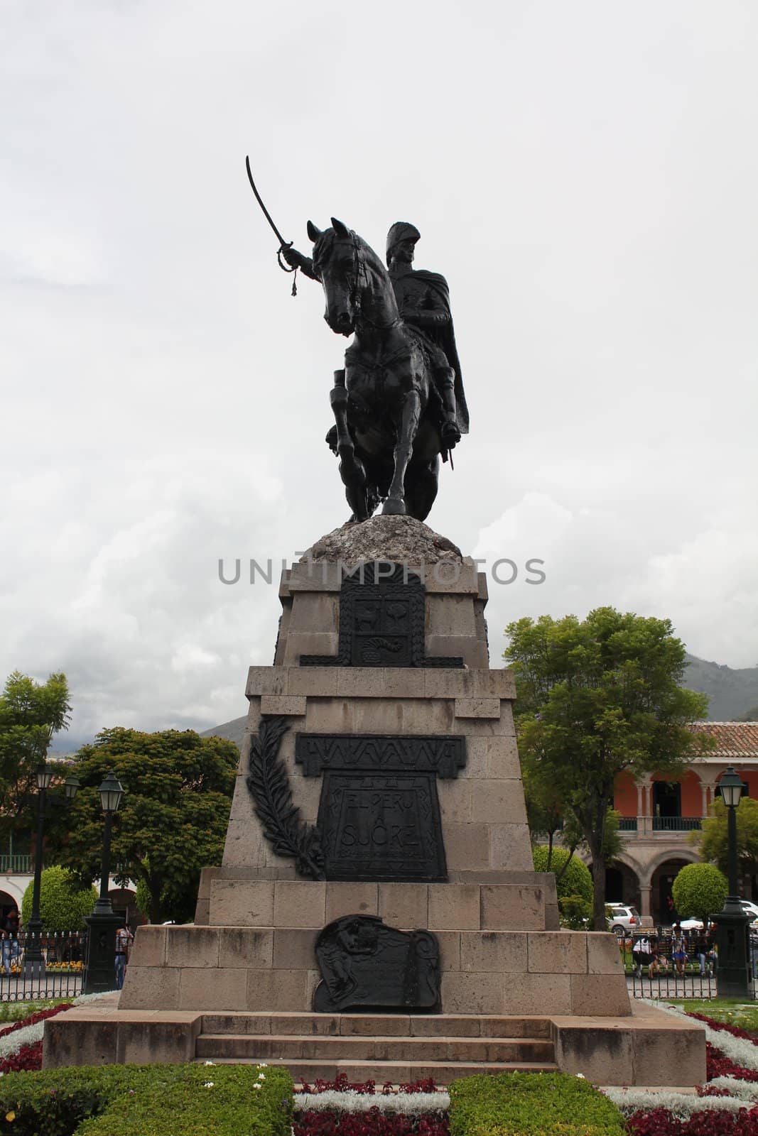 Monument honouring General Sucre, in Ayacucho, Per
