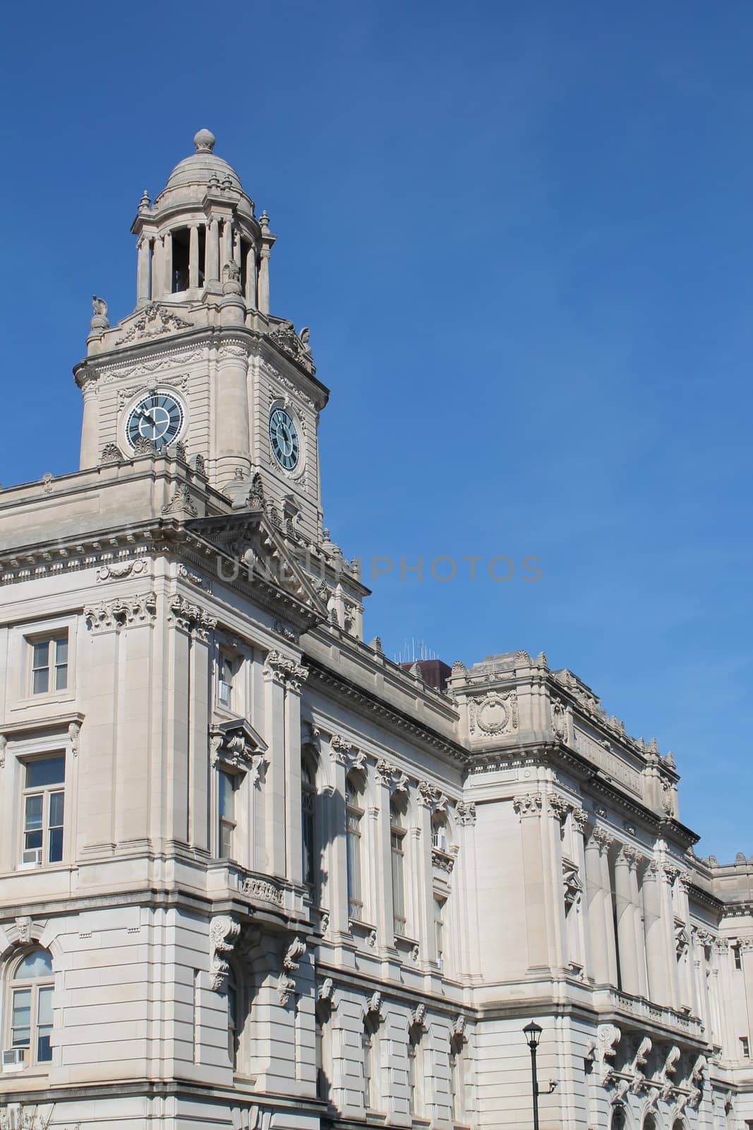 View of Polk County Court House in Des Moines, IA.