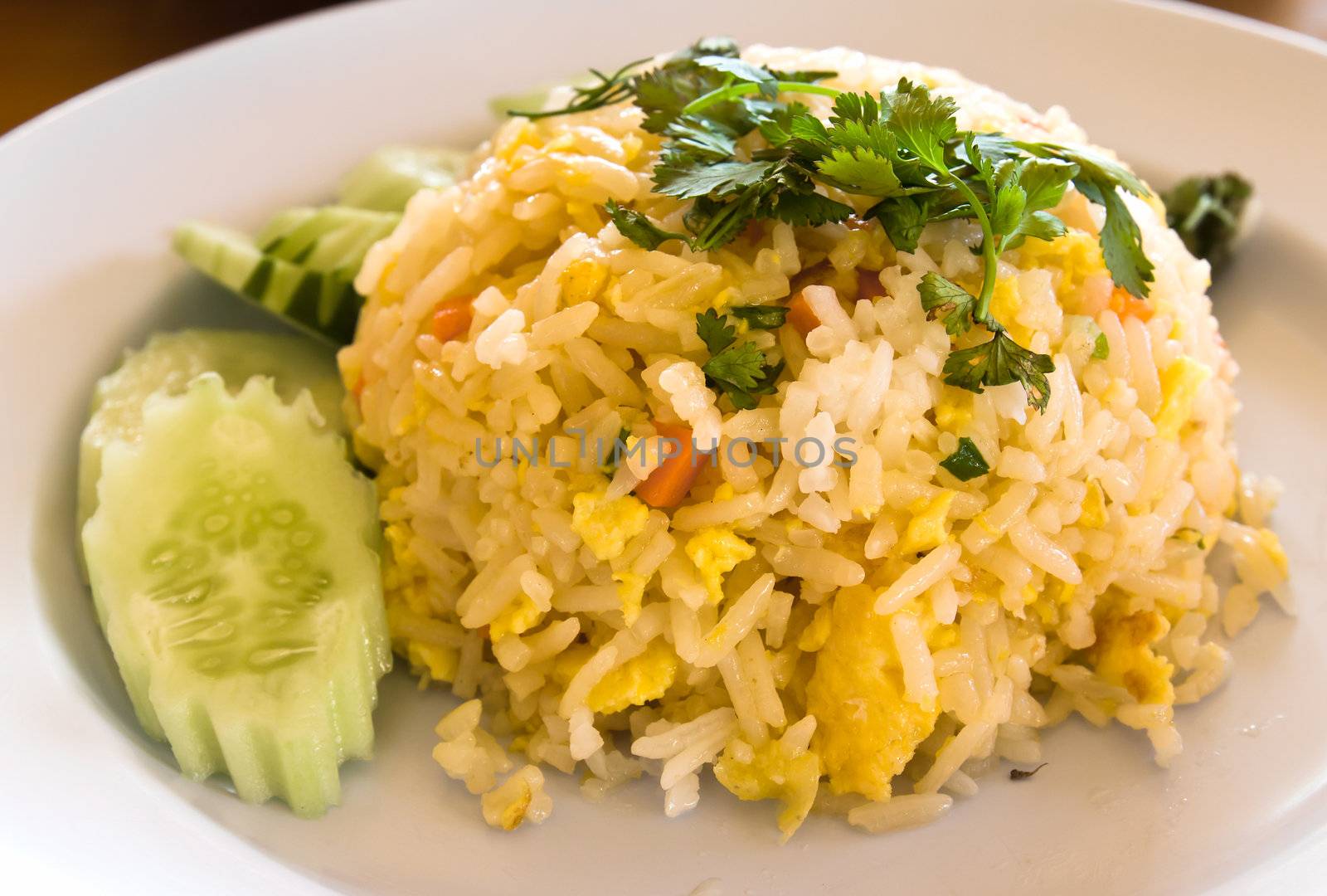 Close-up Thai food fried rice