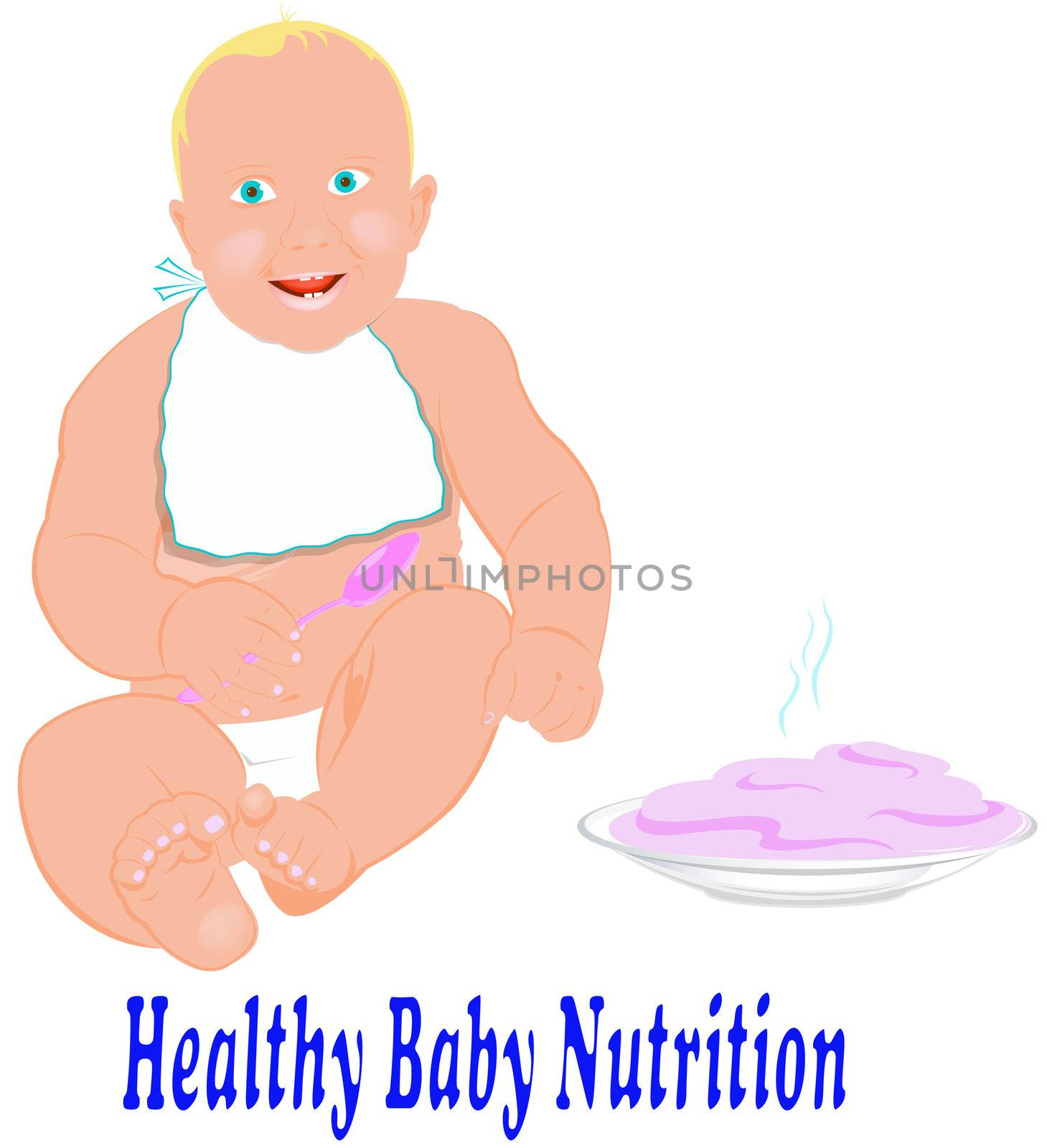 Healthy nutrition food for baby