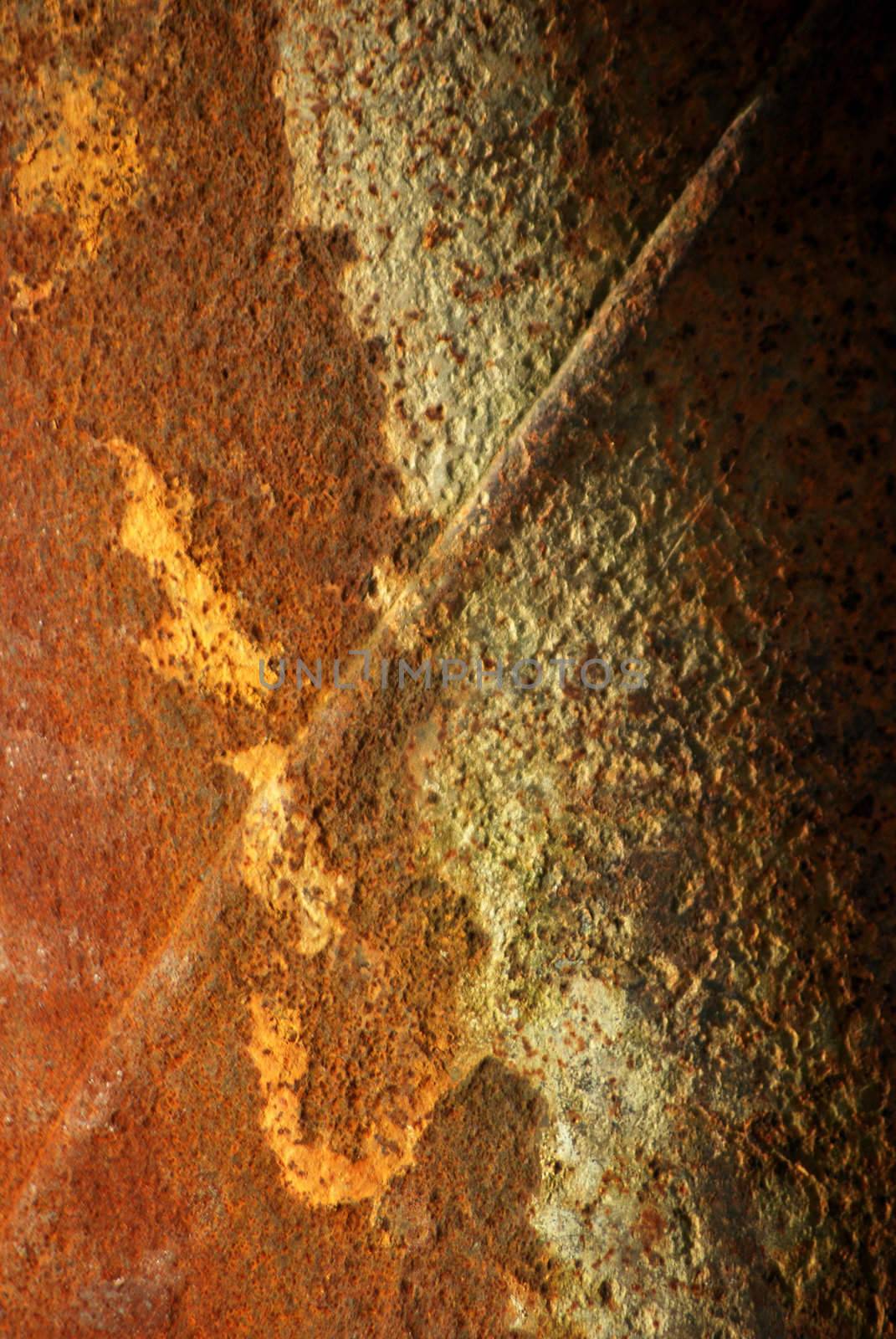 texture rusty iron pole background