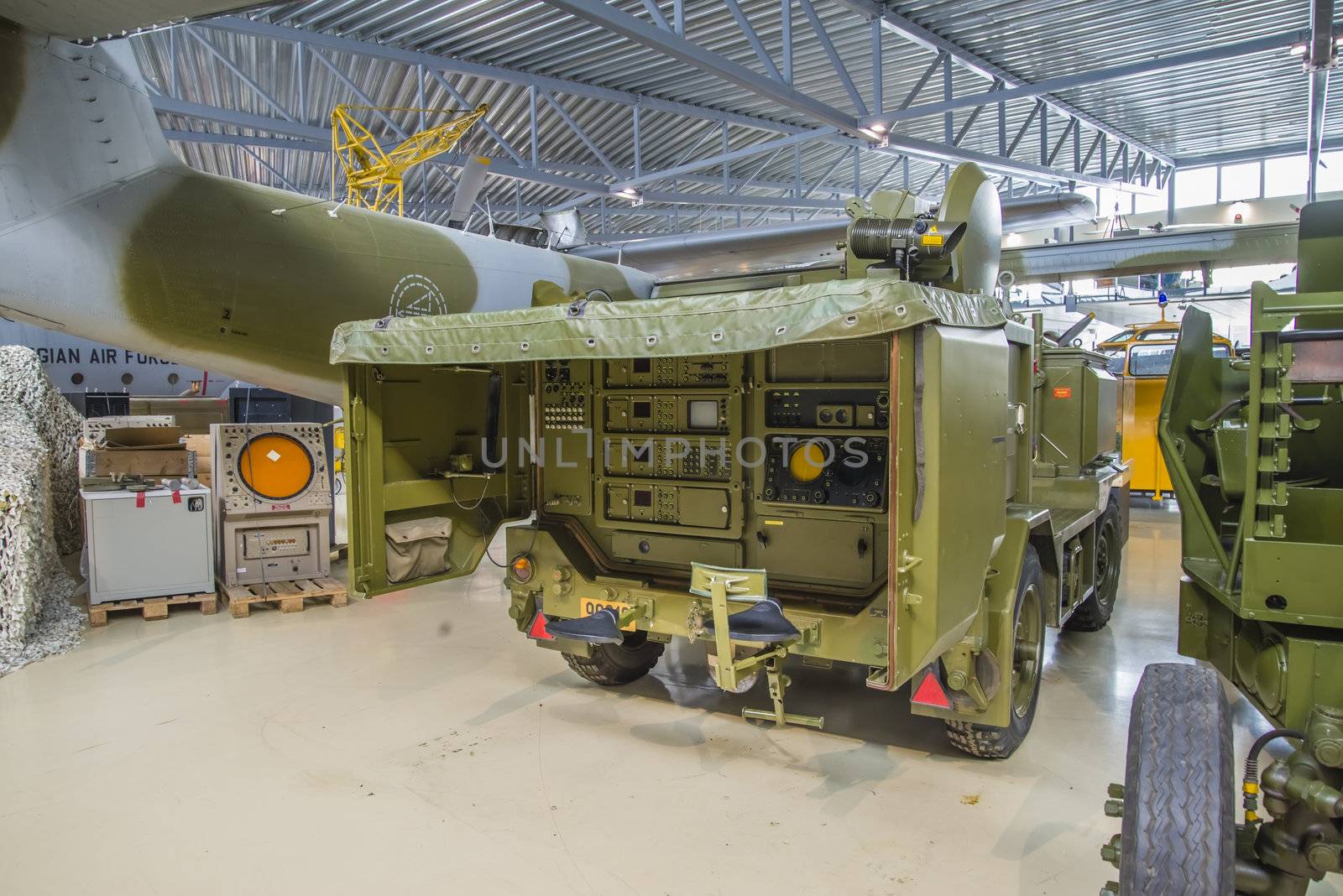 mobile radar and tracking systems for nike missiles was used to search and locate the enemy targets, the pictures are shot in march 2013 by norwegian armed forces aircraft collection which is a military aviation museum located at gardermoen, north of oslo, norway.