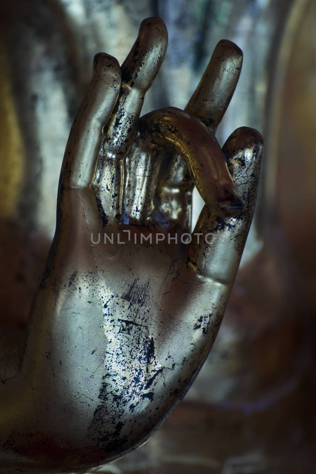 Hand of Buddha is ancient and beautiful.