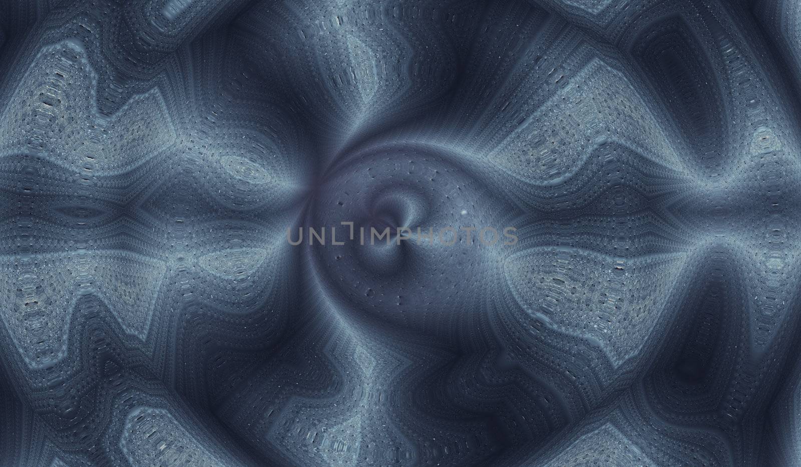 Original design, abstract psychedelic art, blue dance