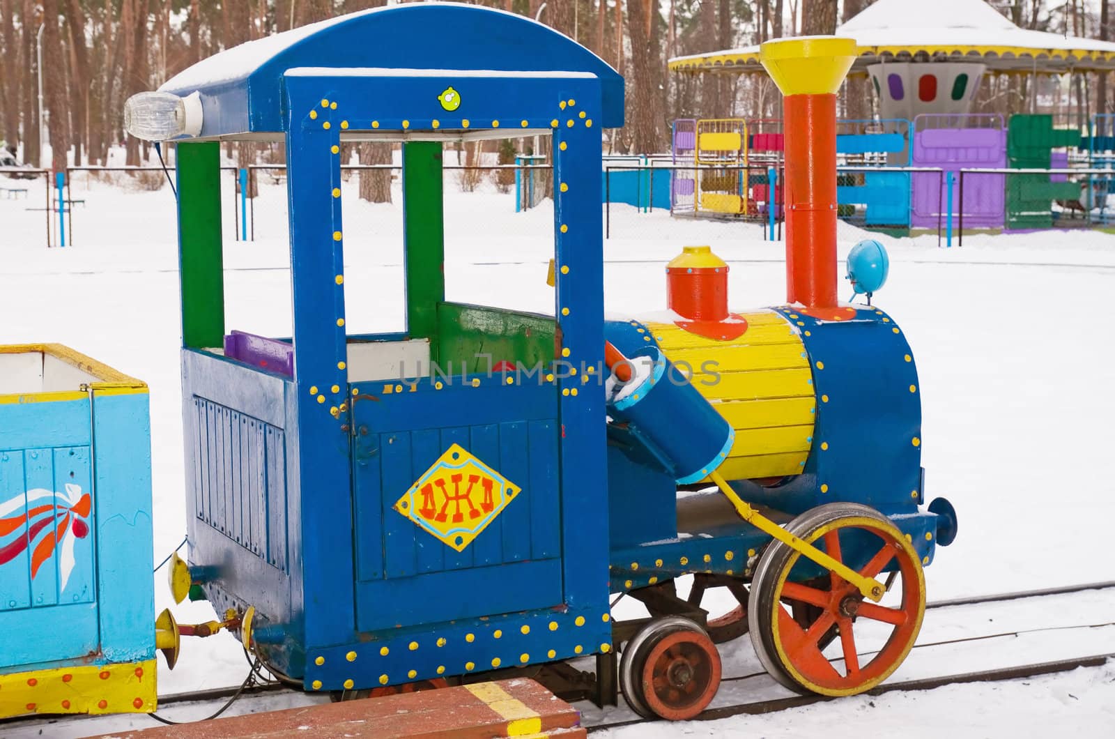 Children's Railway. Attraction in Winter Park