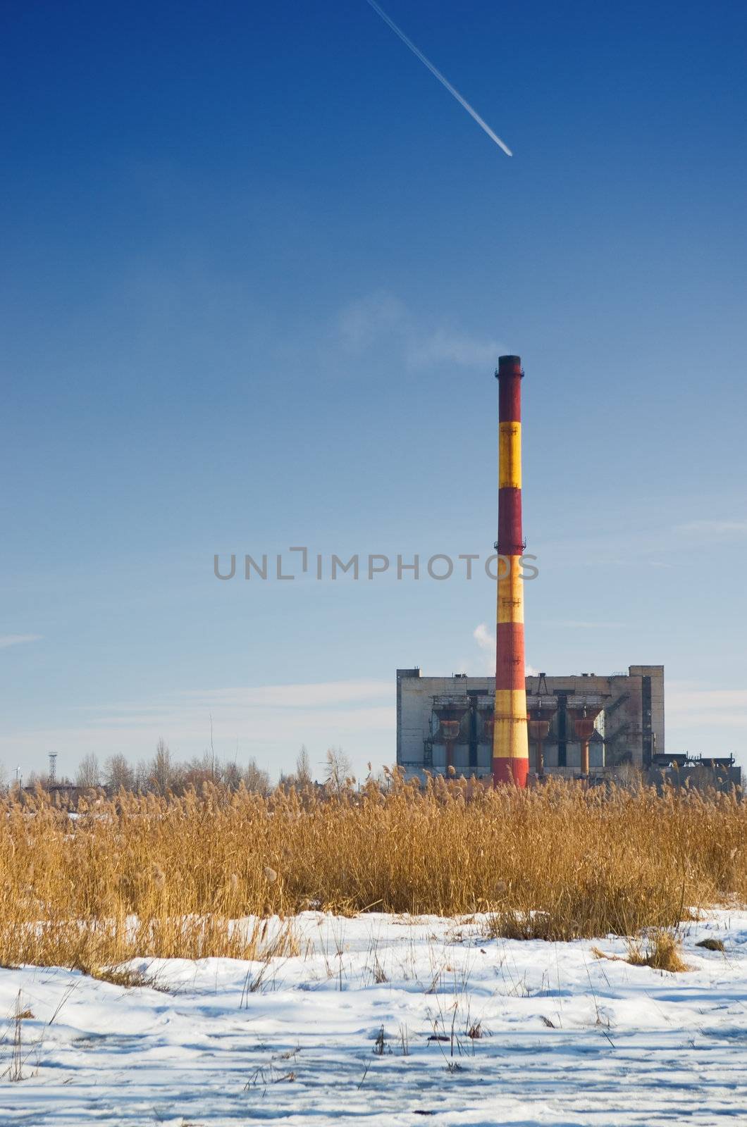 The old municipal waste incineration plant