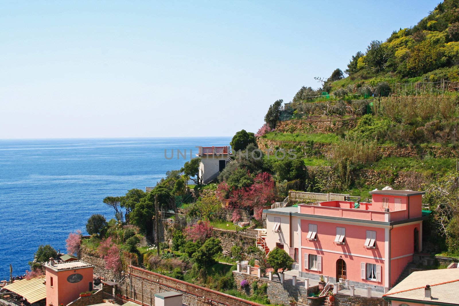 Italy. Cinque Terre. Village of Riomaggiore