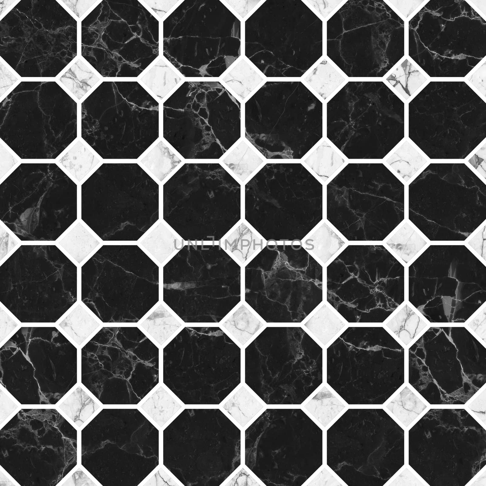 White and black mosaic marble texture.(High.Res.)