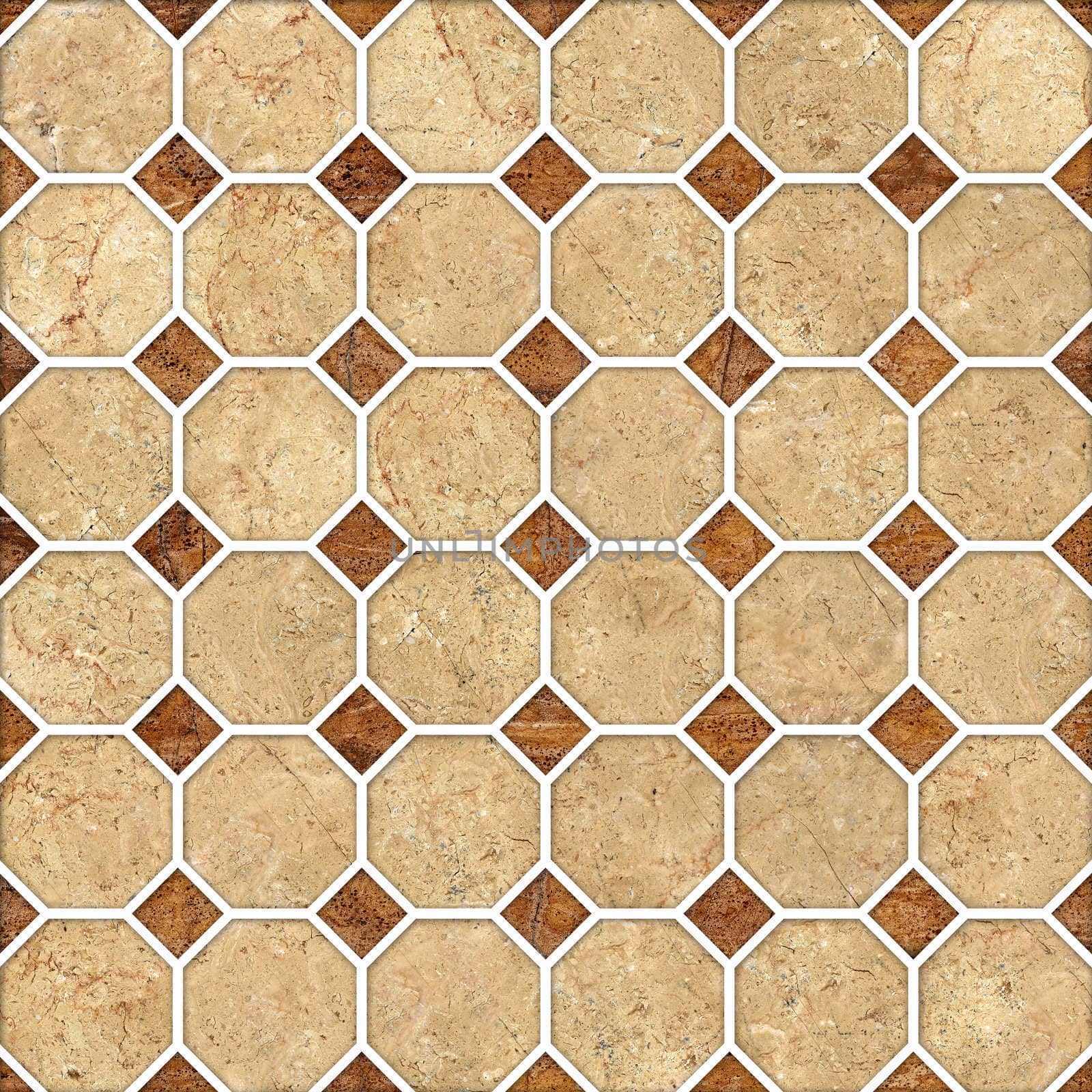 Brown mosaic marble texture.(High.Res.)