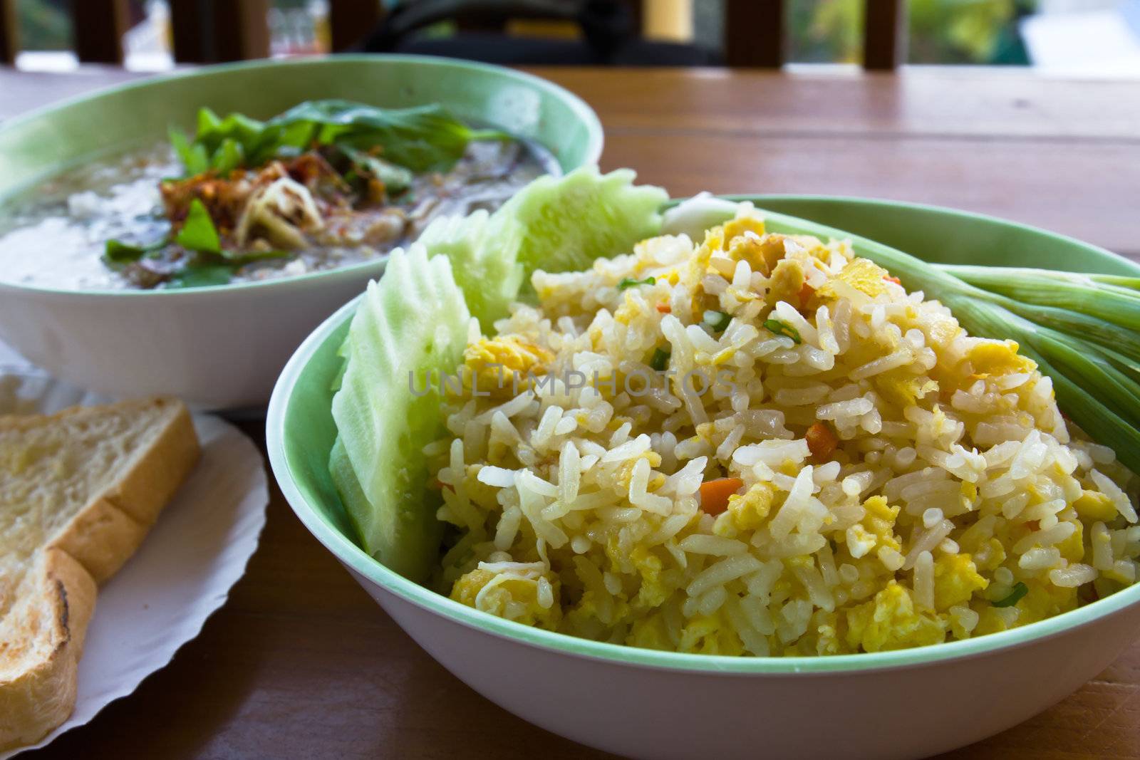 Thai food fried rice  by stoonn