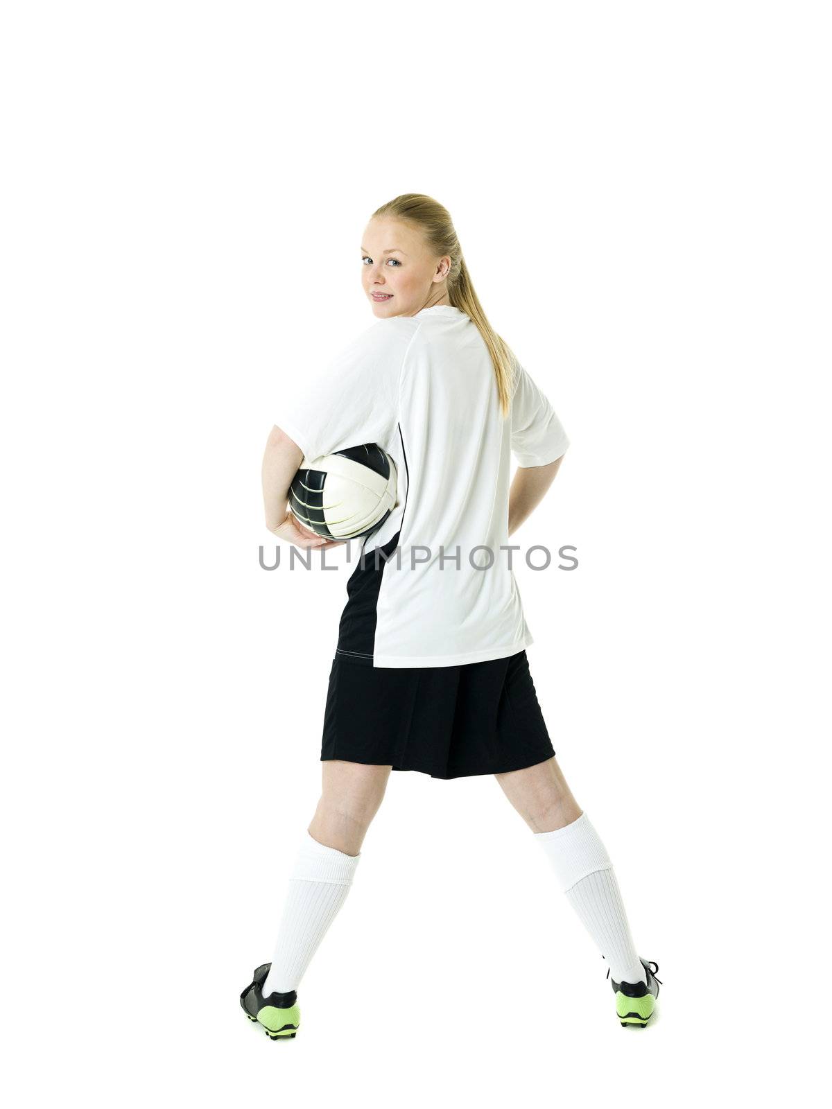 Soccer woman by gemenacom