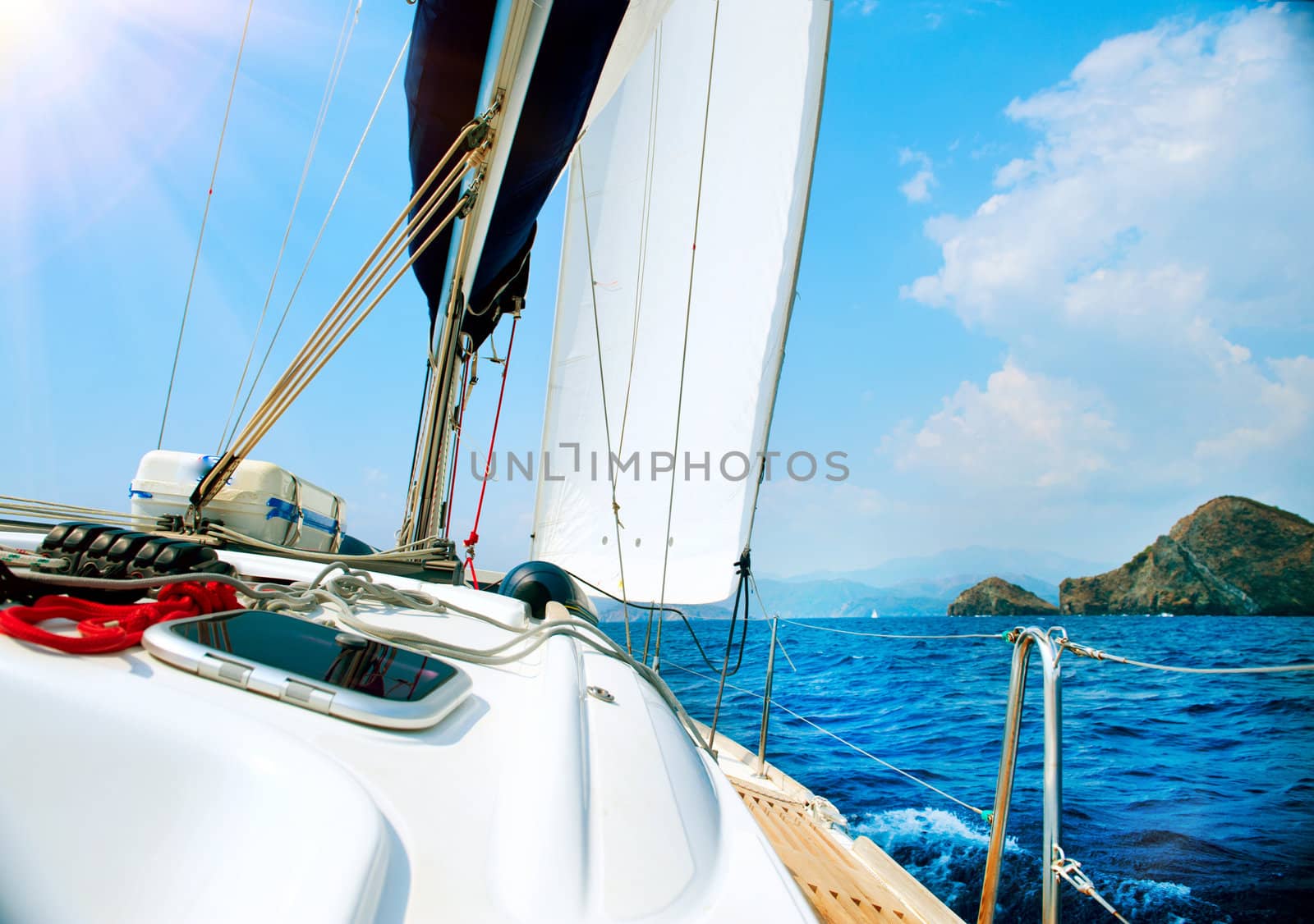 Yacht. Sailing. Yachting. Tourism. Luxury Lifestyle  by SubbotinaA