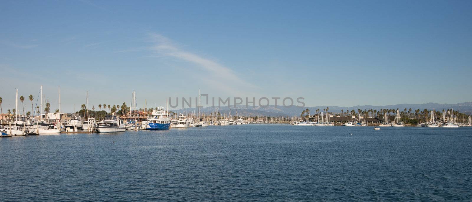 Boats at Channel Islands Marina in Oxnard California