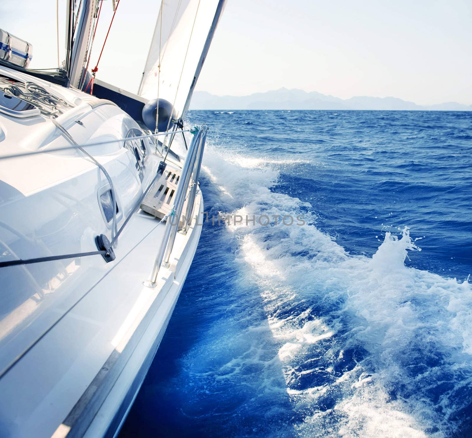 Yacht. Sailing. Yachting. Tourism. Luxury Lifestyle by SubbotinaA
