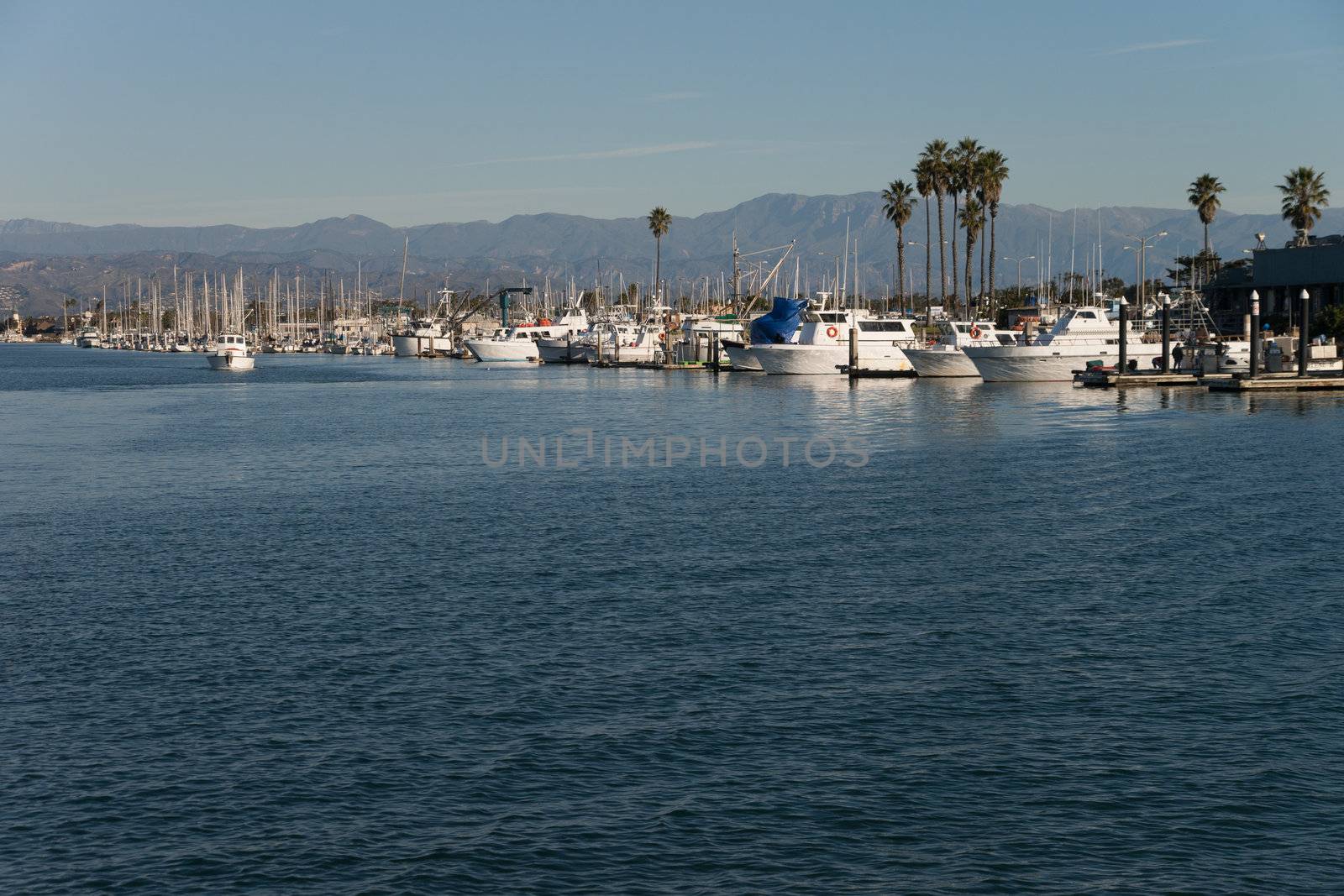 Boats at Channel Islands Marina in Oxnard California