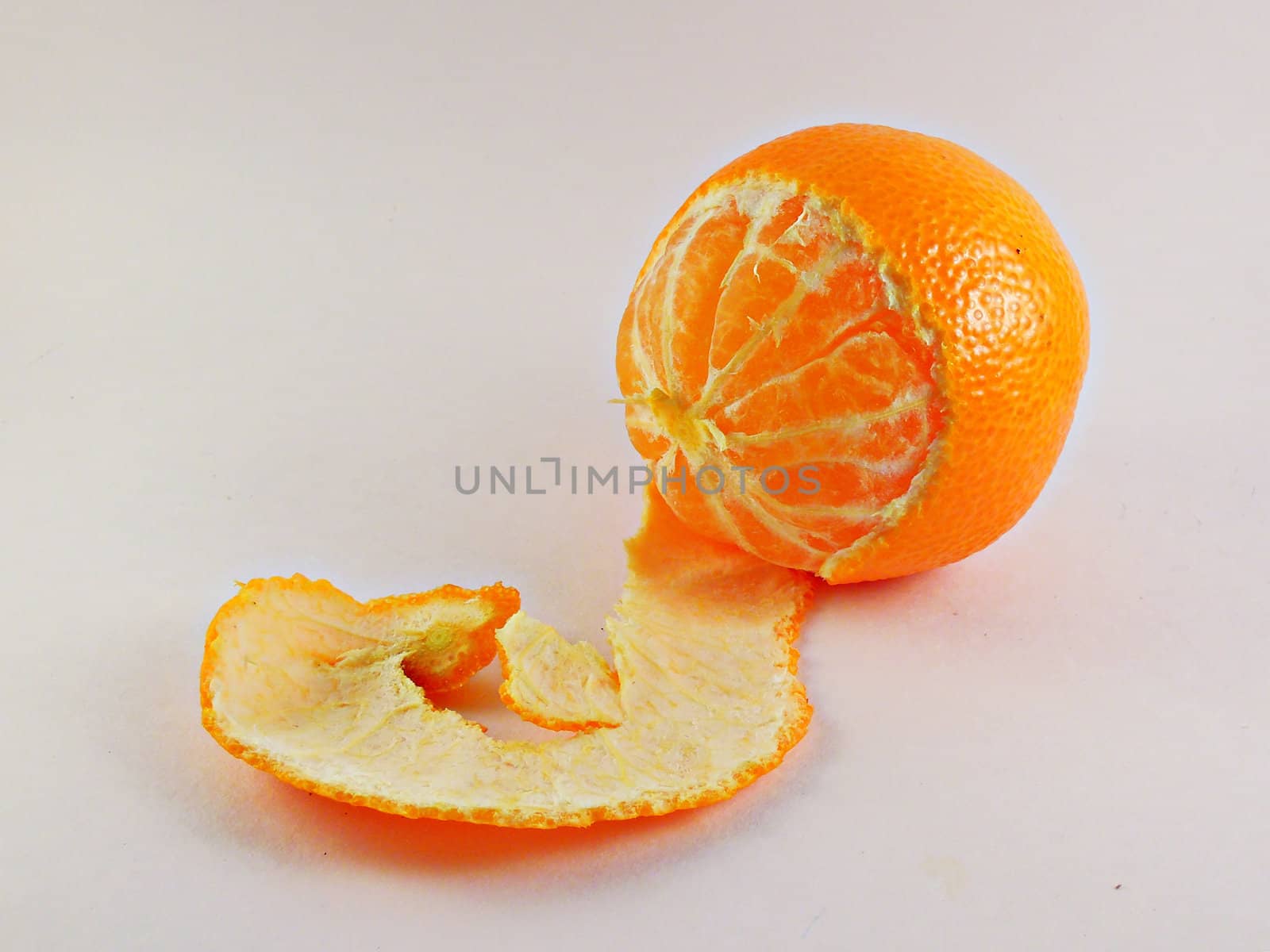 Orange tangerine with himself skin