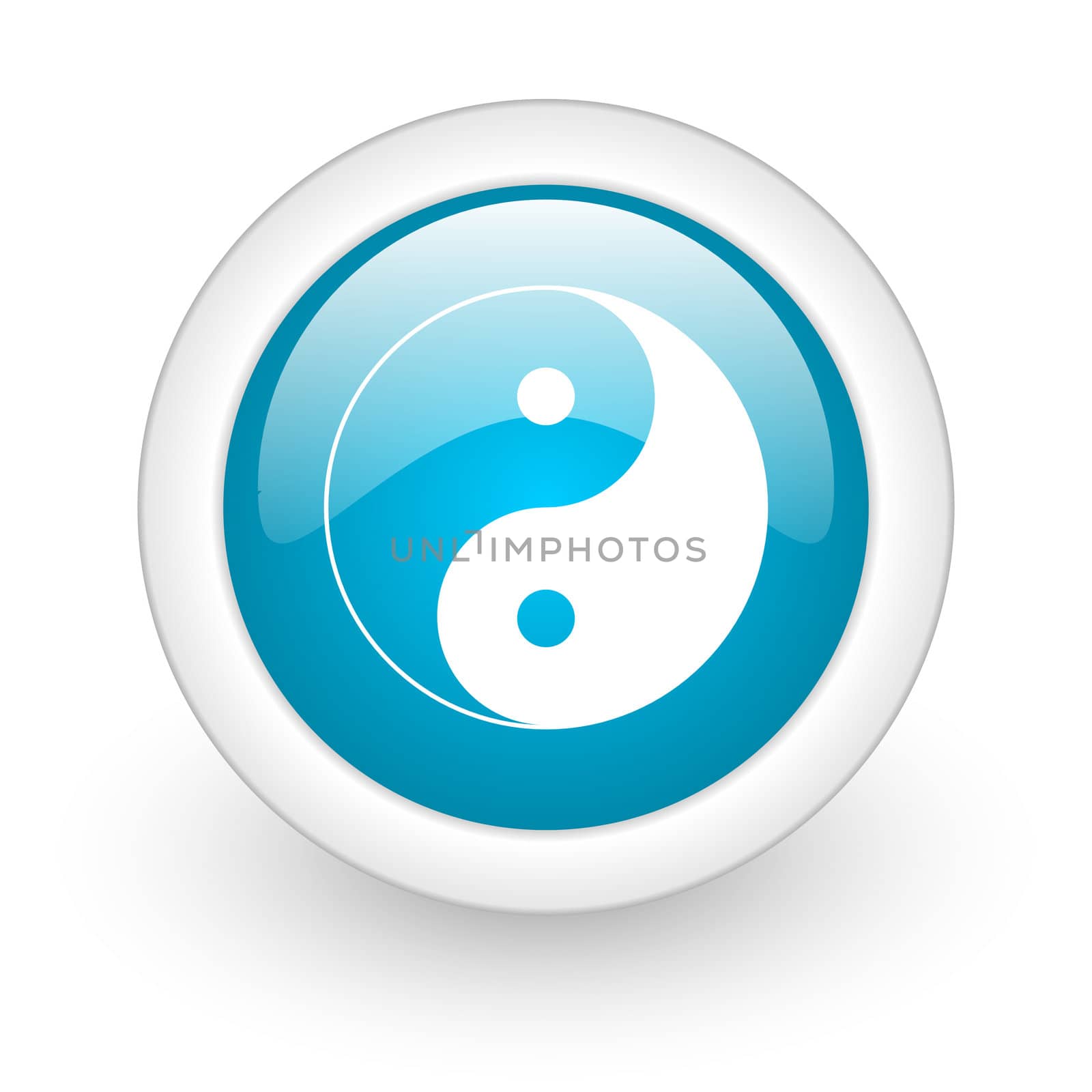 ying yang web button