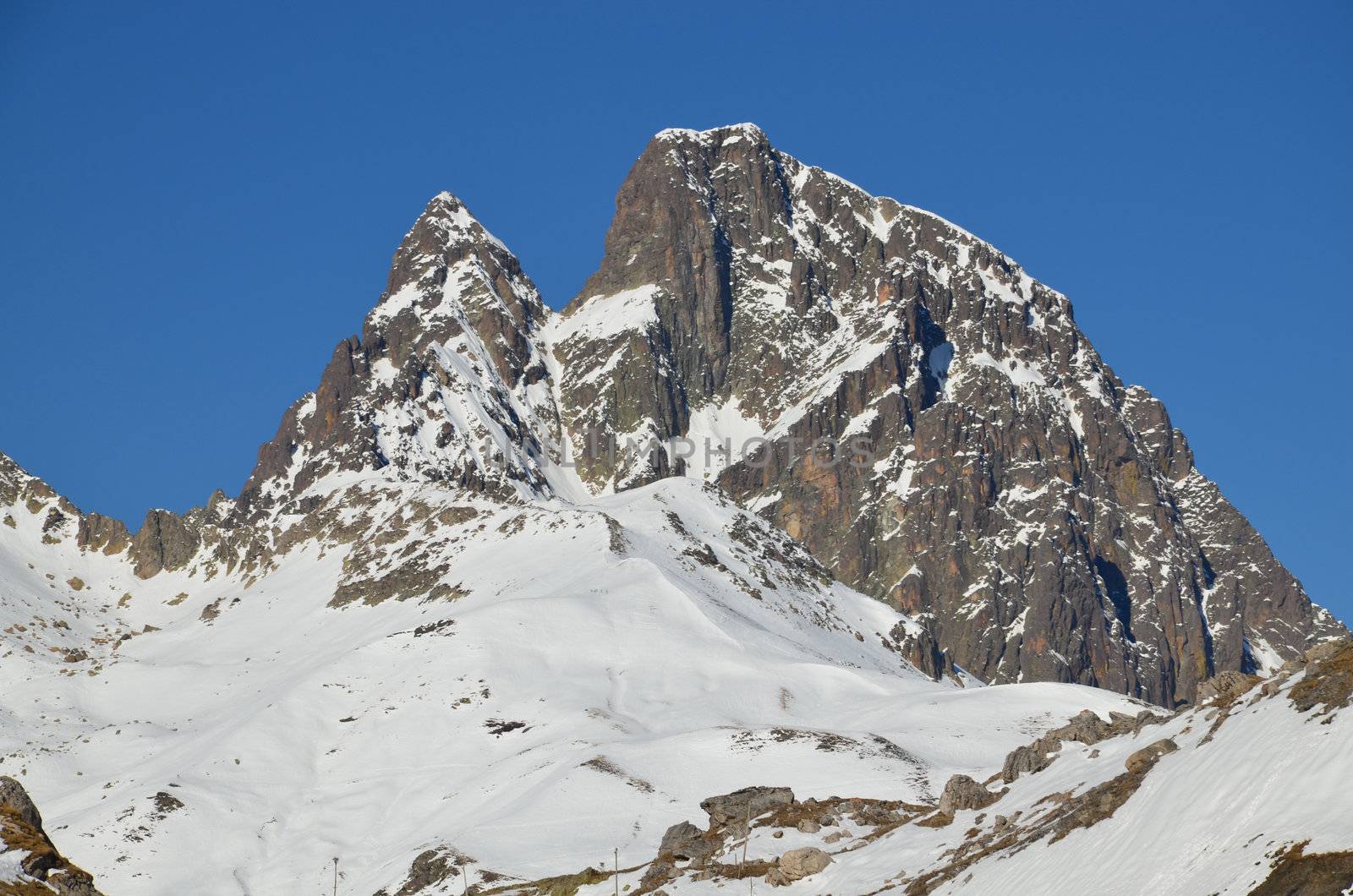 Pic Du Midi D'Ossau, 2885 m, the most beutiful mountain of Atlan by dariya64