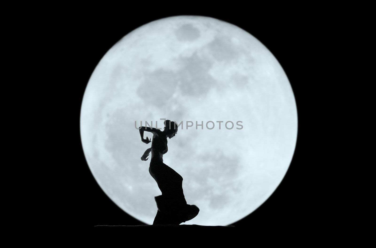 graceful dancer silhouette by jackq
