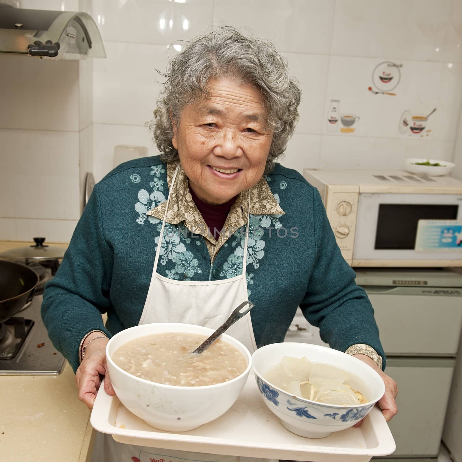 cooking grandmother