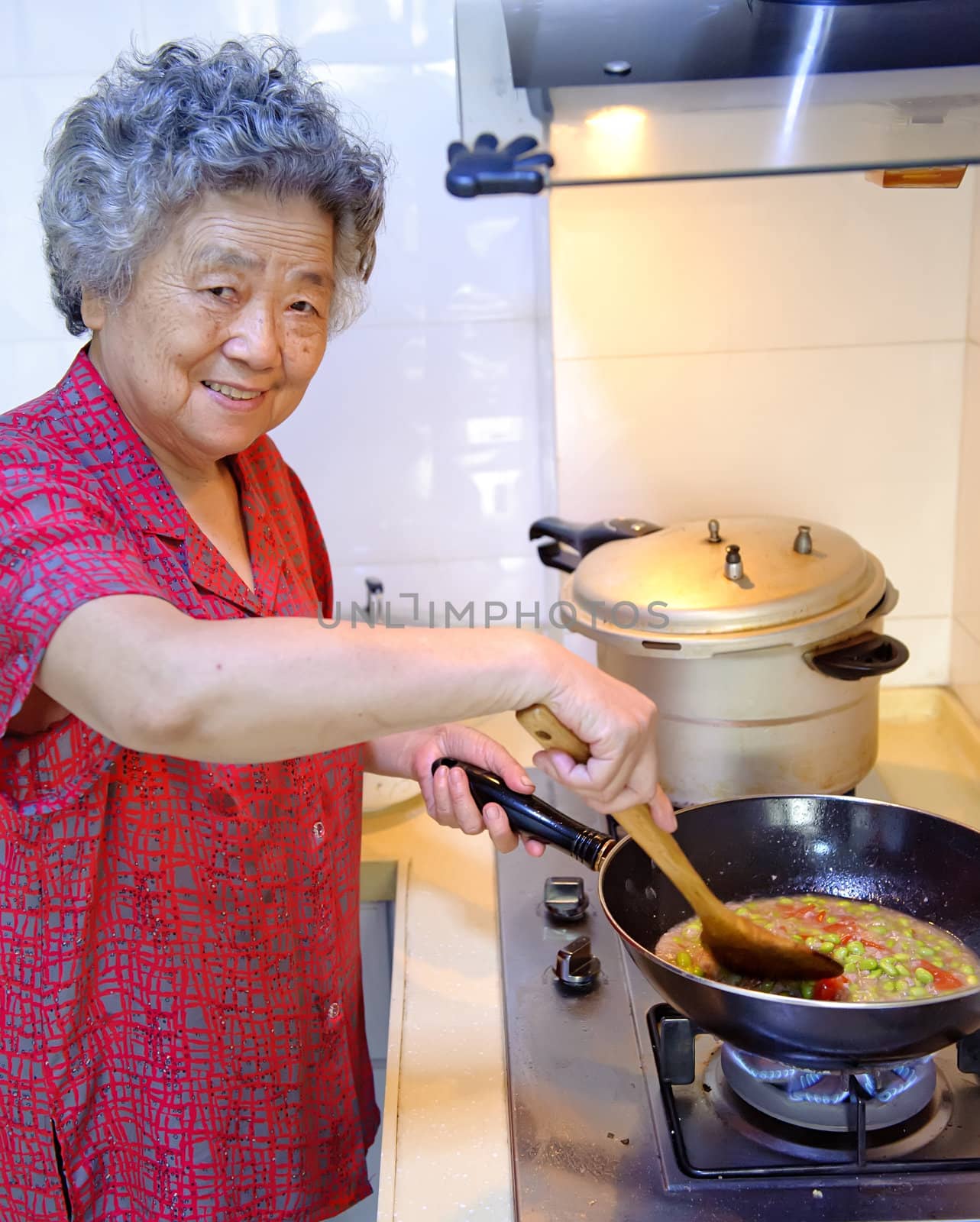cooking grandmother