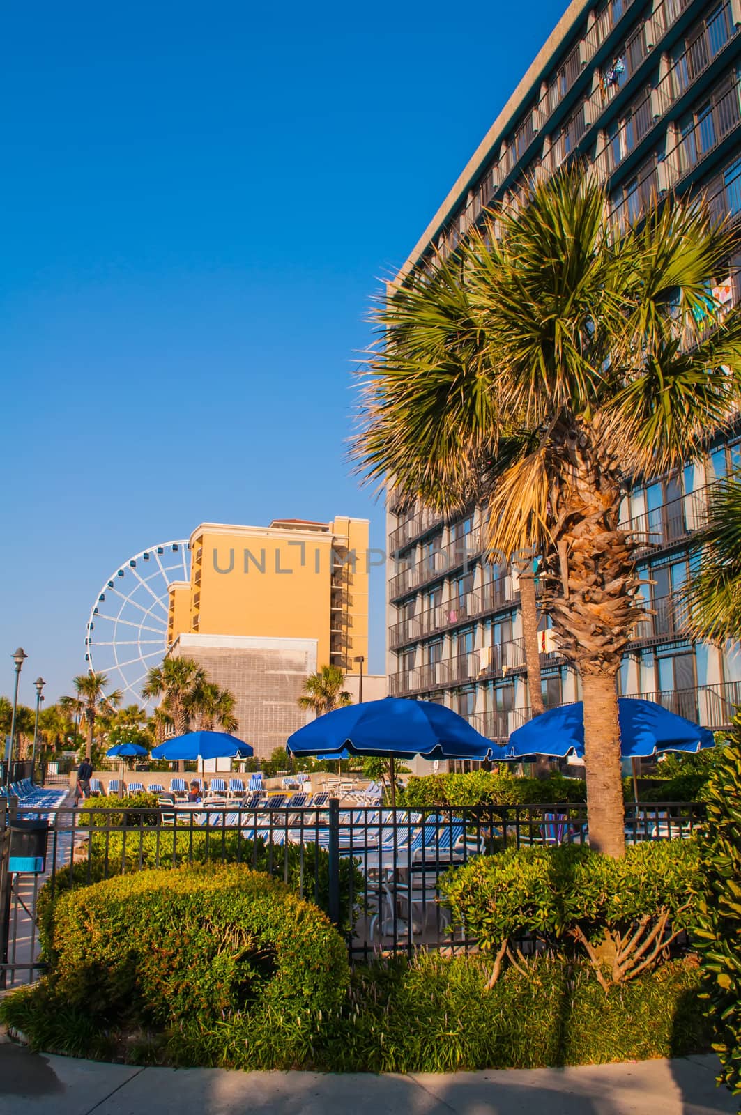 View of Myrtle Beach South Carolina in morning