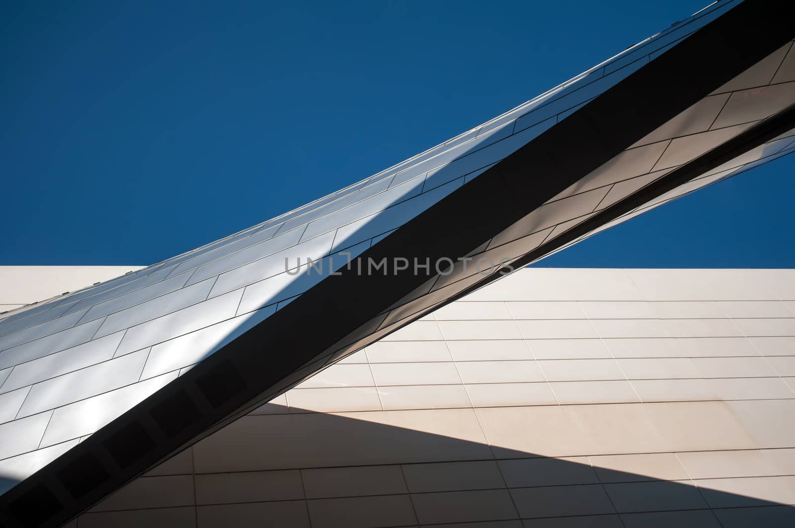 abstract view of modern architectural elements