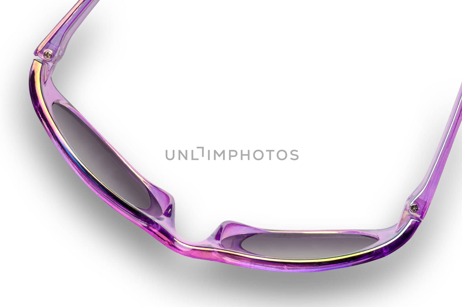 Iridescent sunglasses closeup w/ clipping path by Laborer